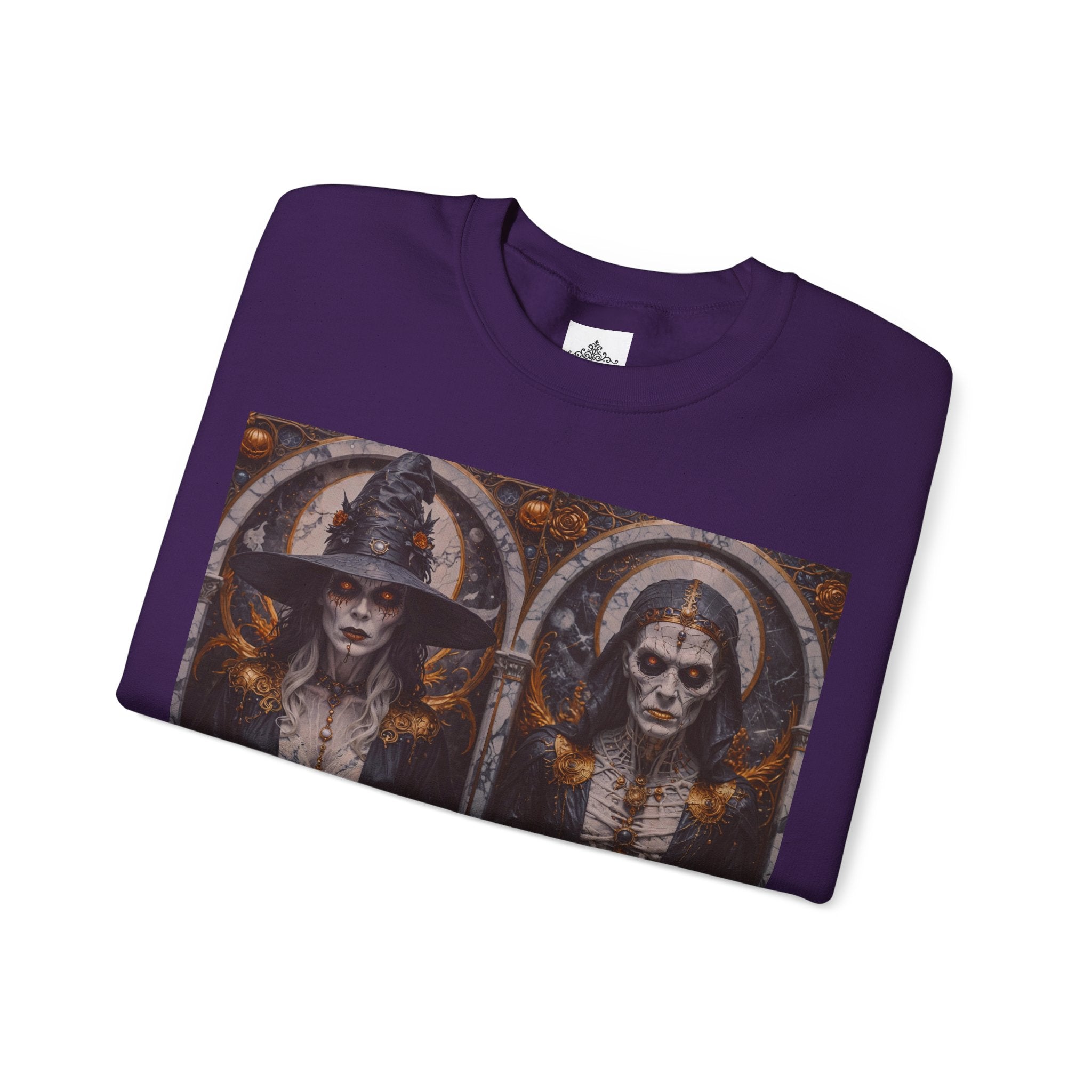 Viringee Gothic Art Halloween Crewneck Sweatshirt