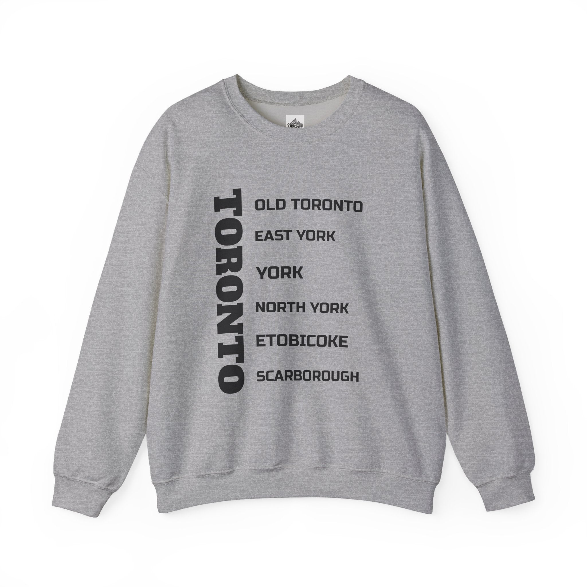 Viringee Toronto Six Boroughs Unisex Crewneck Sweatshirt