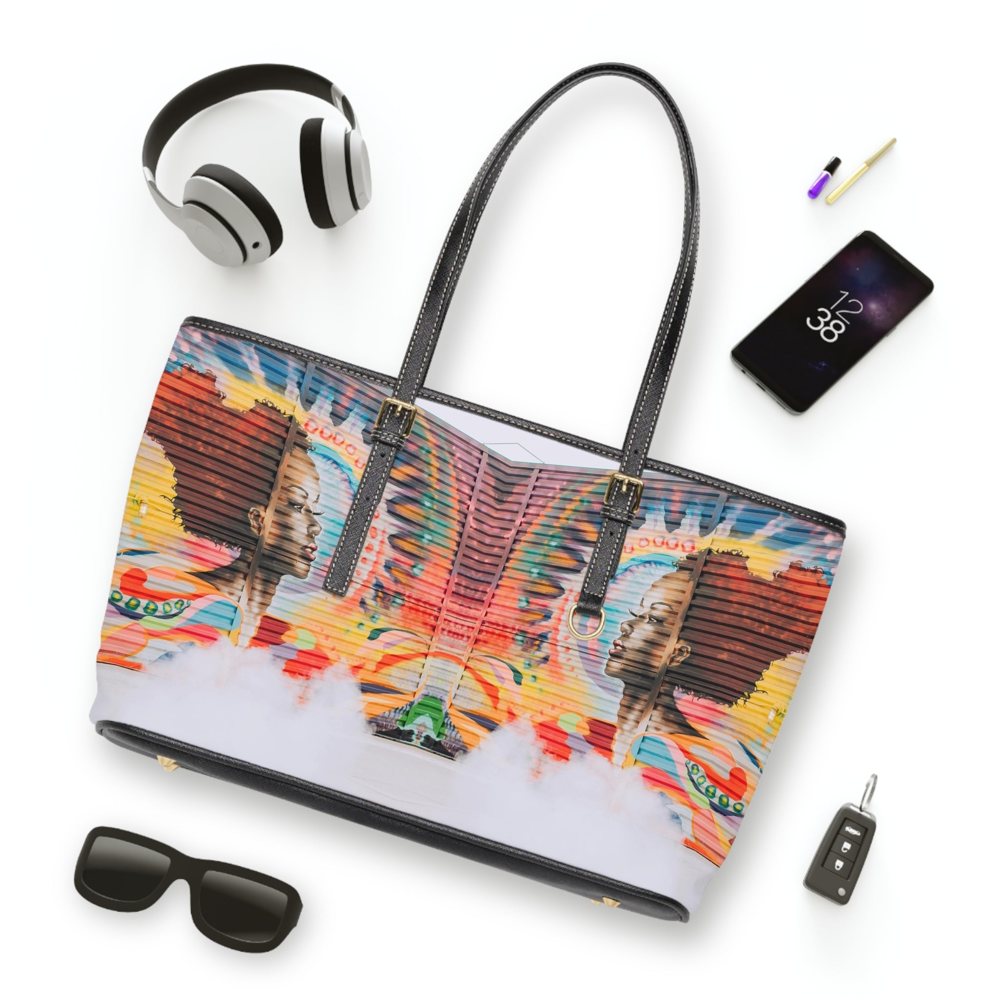 Viringee Bohemian Leather Shoulder Tote Bag