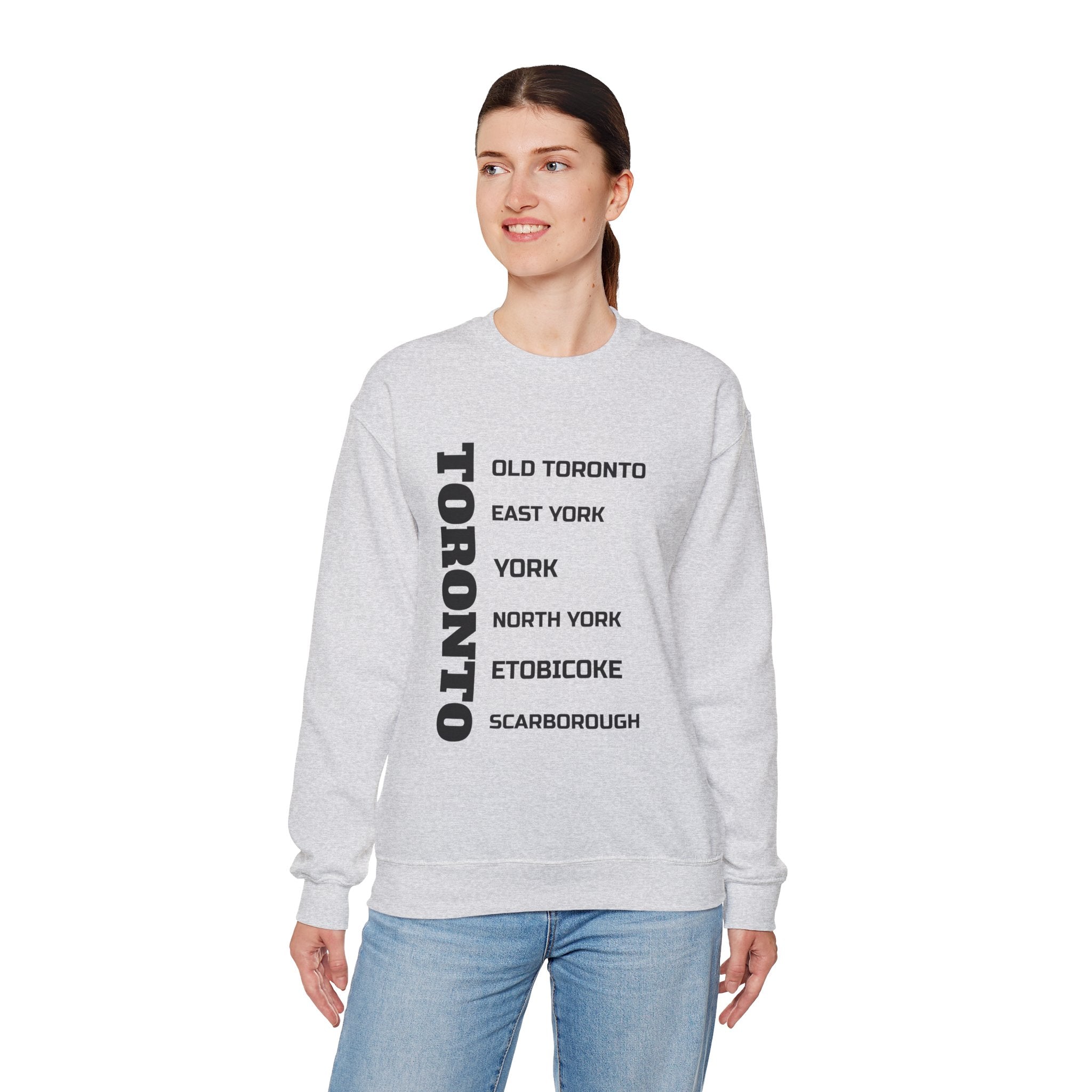 Viringee Toronto Six Boroughs Unisex Crewneck Sweatshirt