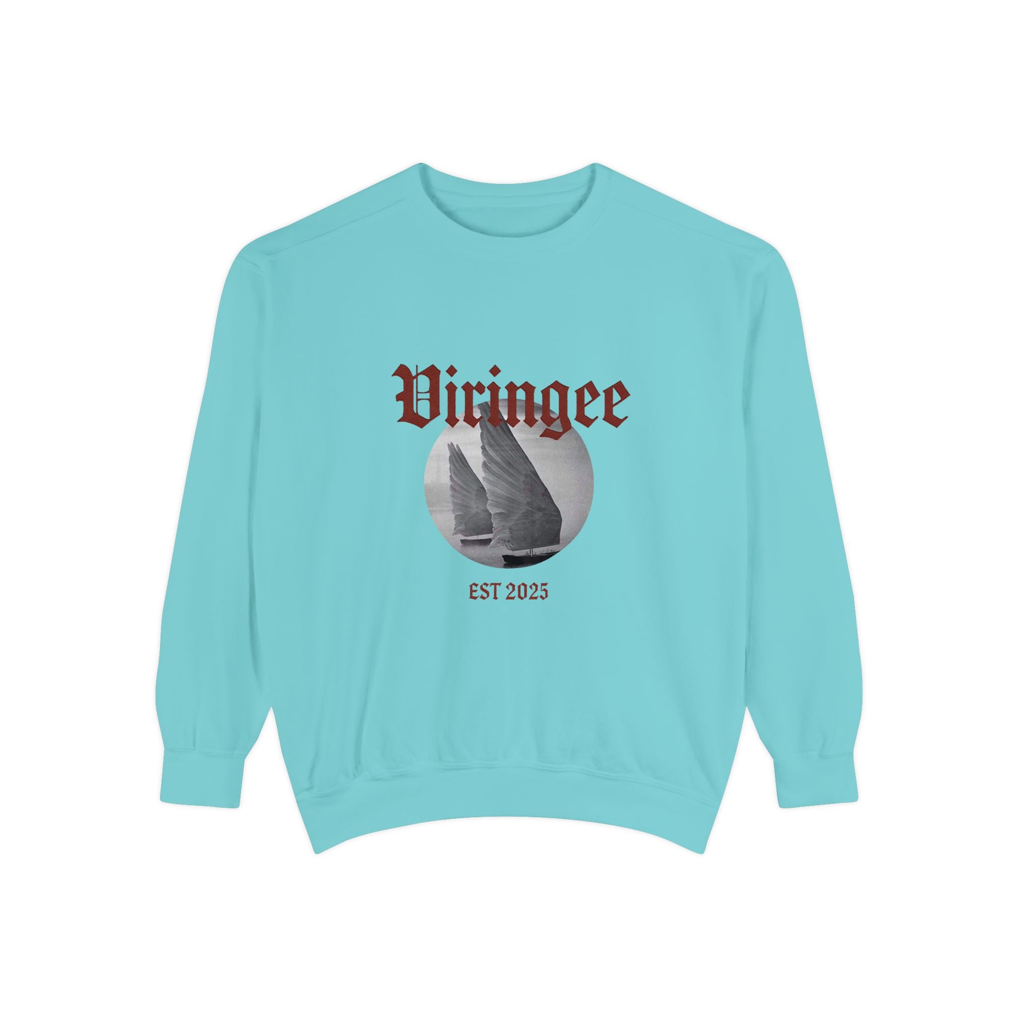 Viringee Vintage Sailboat Graphic Crewneck