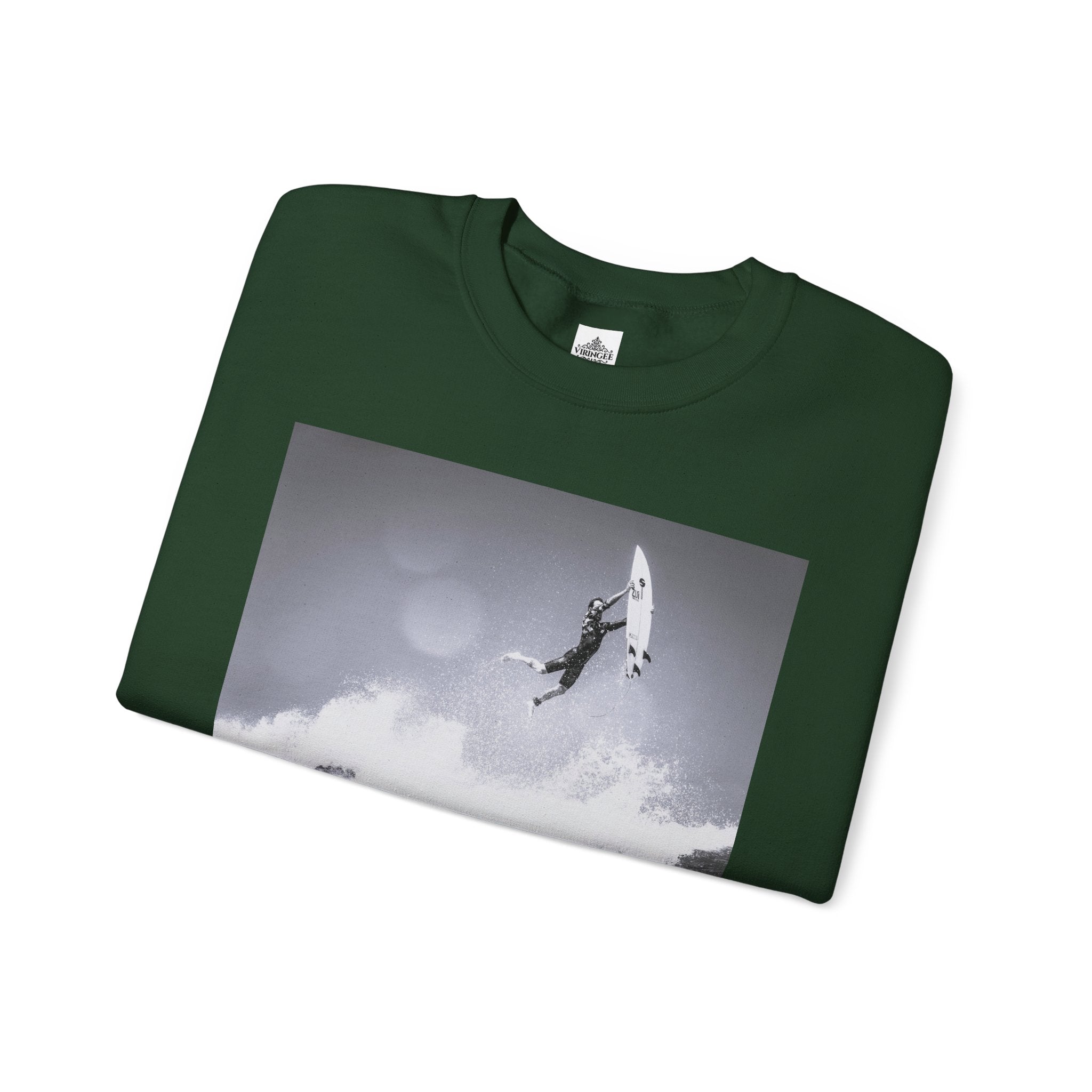 Viringee Vancouver Surf Crewneck Unisex Sweatshirt