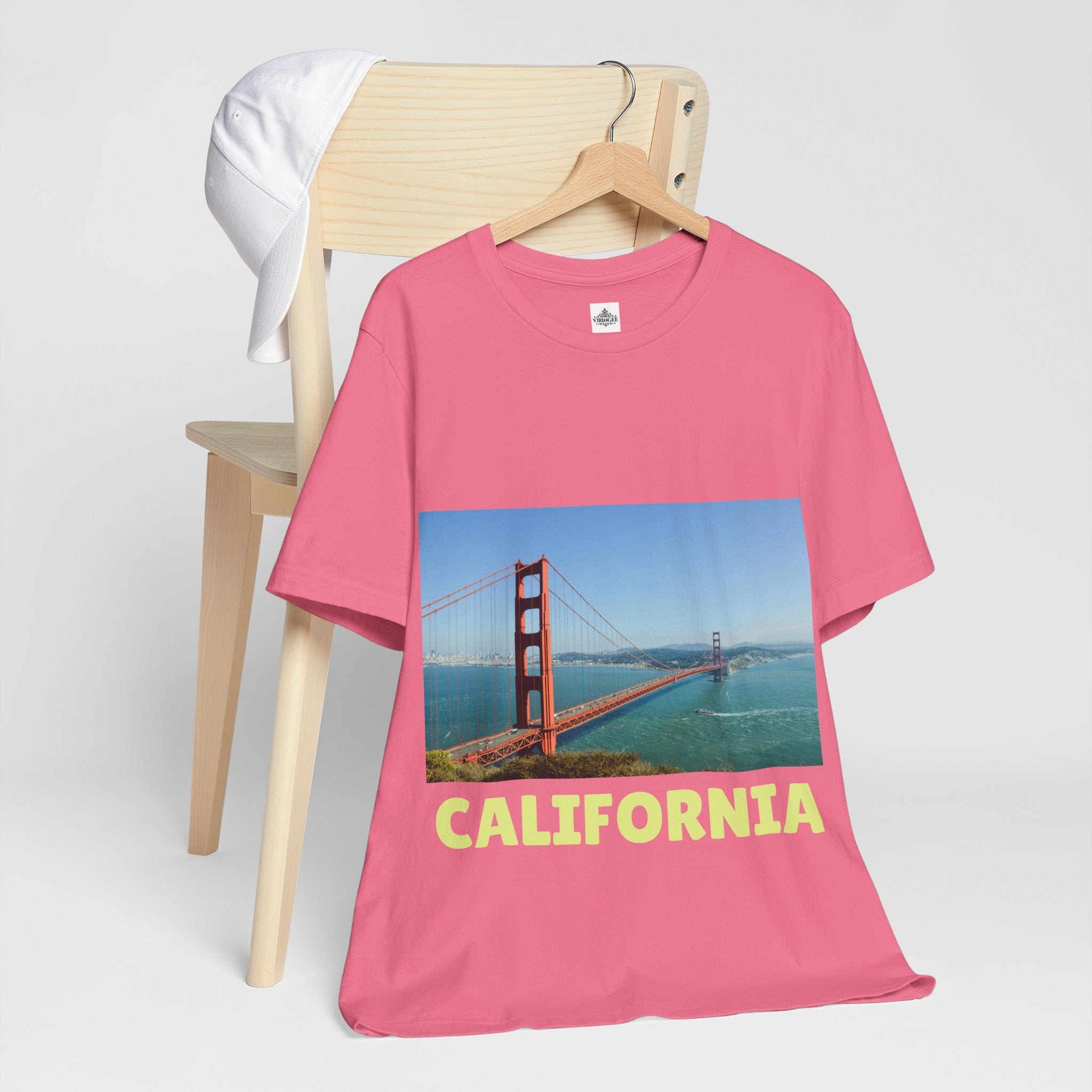 Viringee California Golden Gate Bridge Graphic T-shirt