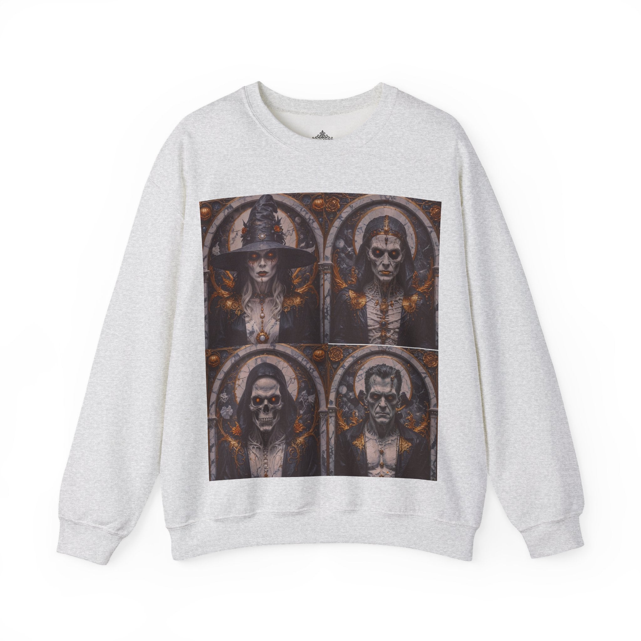 Viringee Gothic Art Halloween Crewneck Sweatshirt