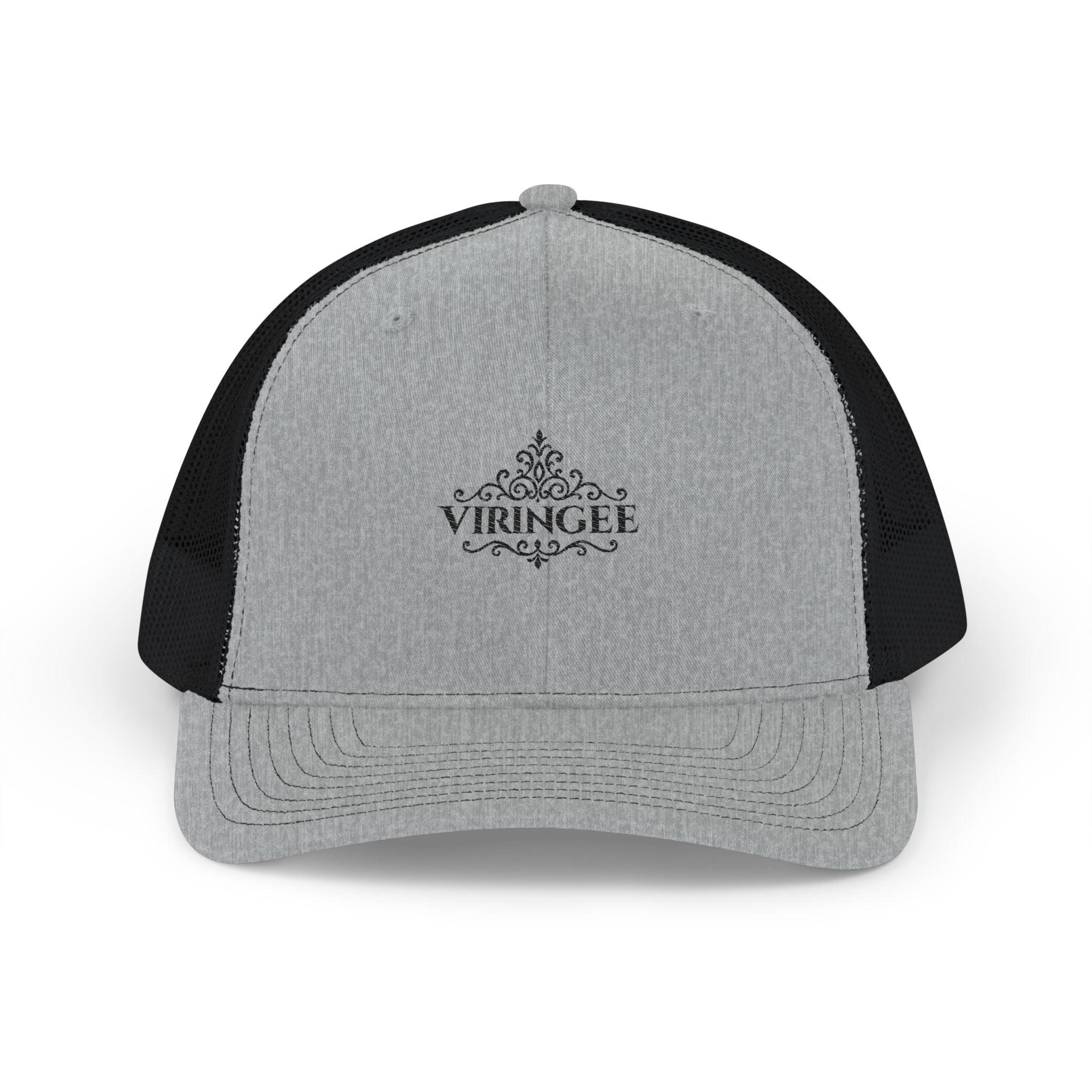 Viringee Black Logo Snapback Trucker Cap
