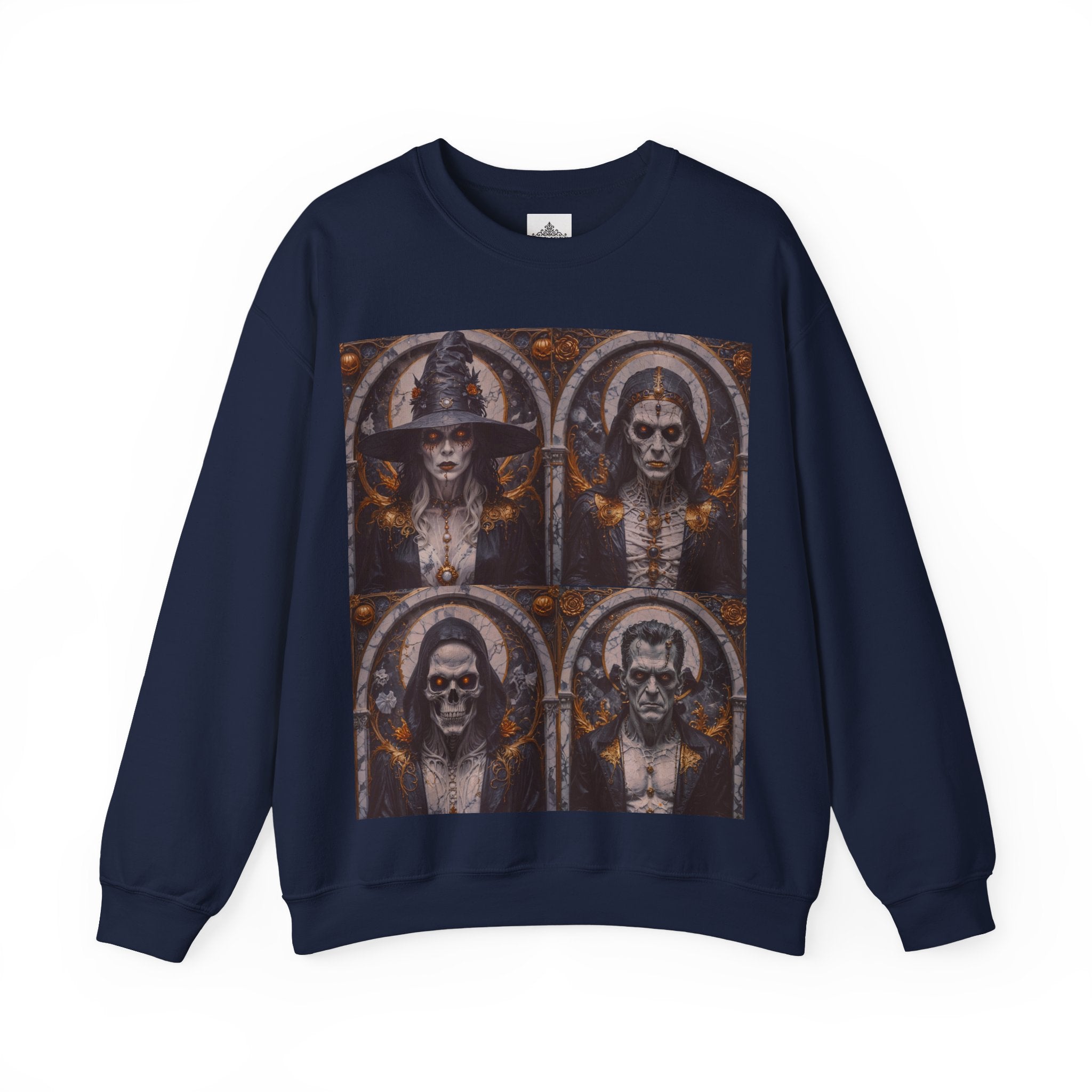 Viringee Gothic Art Halloween Crewneck Sweatshirt