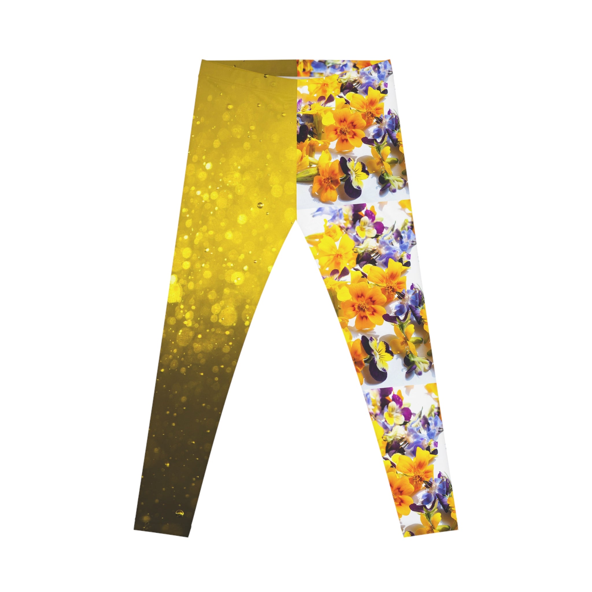 Viringee Women's Floral Sparkle Leggings