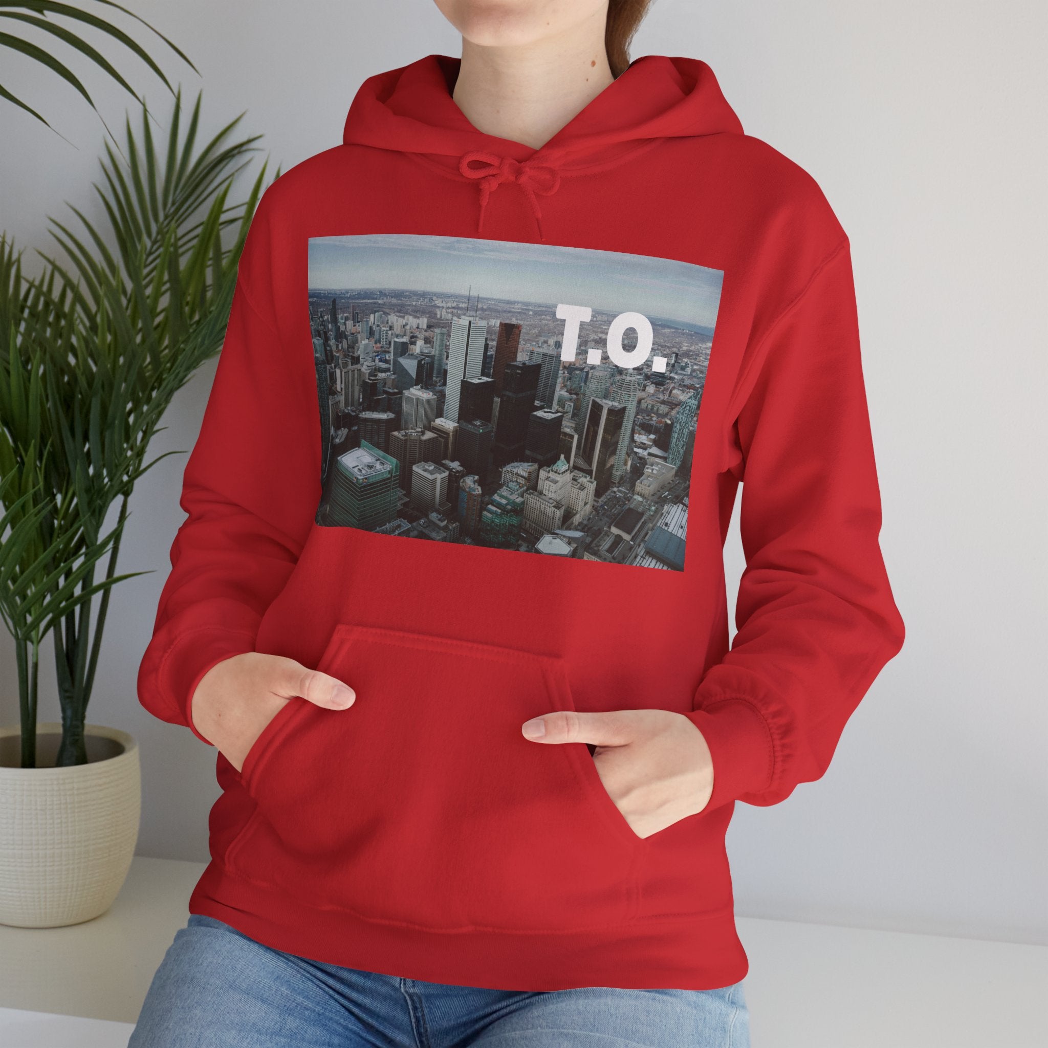Viringee Toronto T.O. Urban Skyline Unisex Hoodie