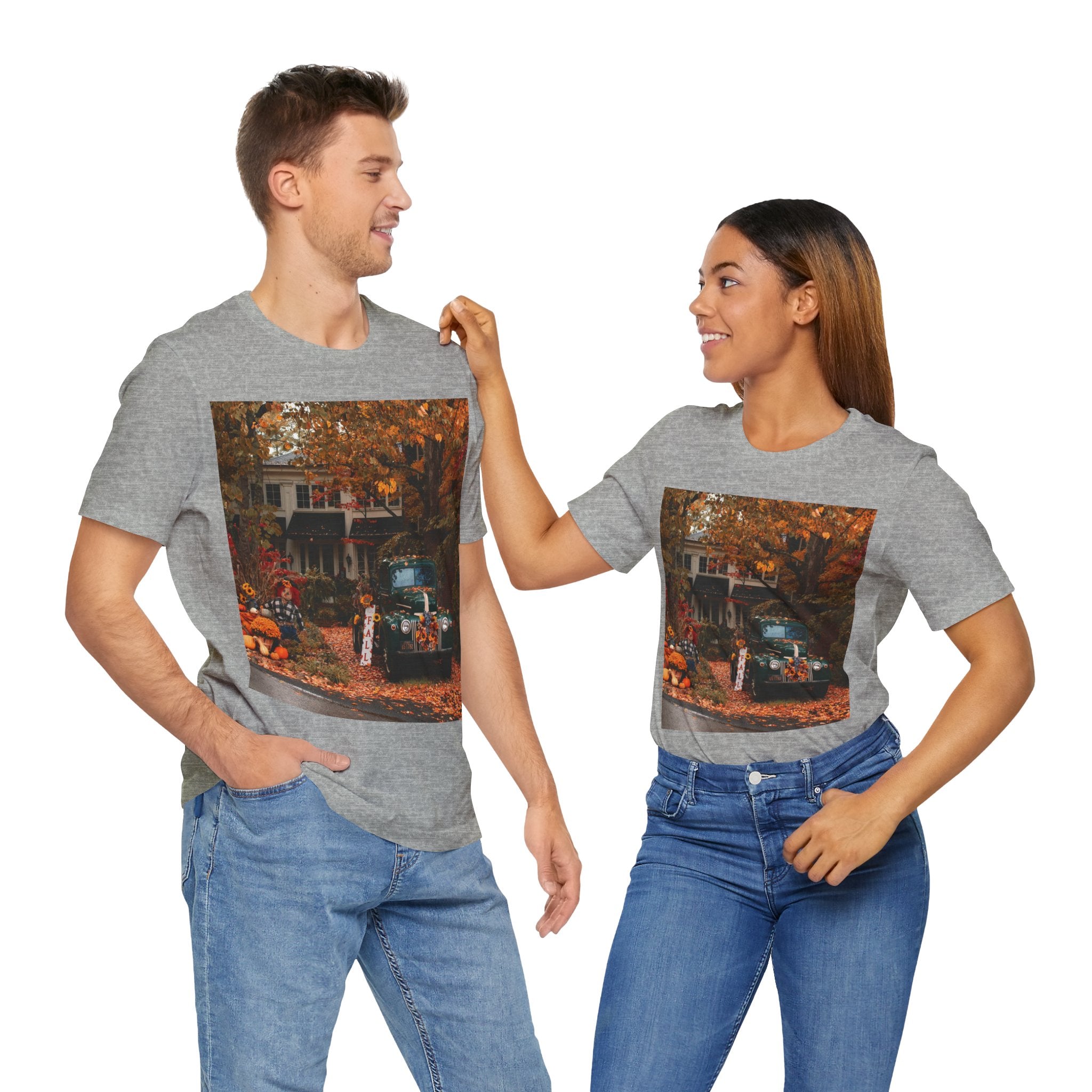 Viringee Autumn Vibes Unisex Jersey T Shirt