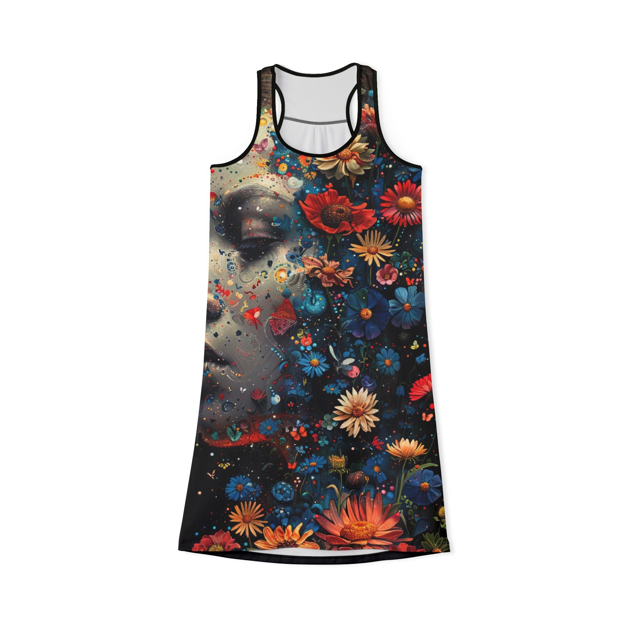 Viringee Gothic Boho Women's Racerback Dress