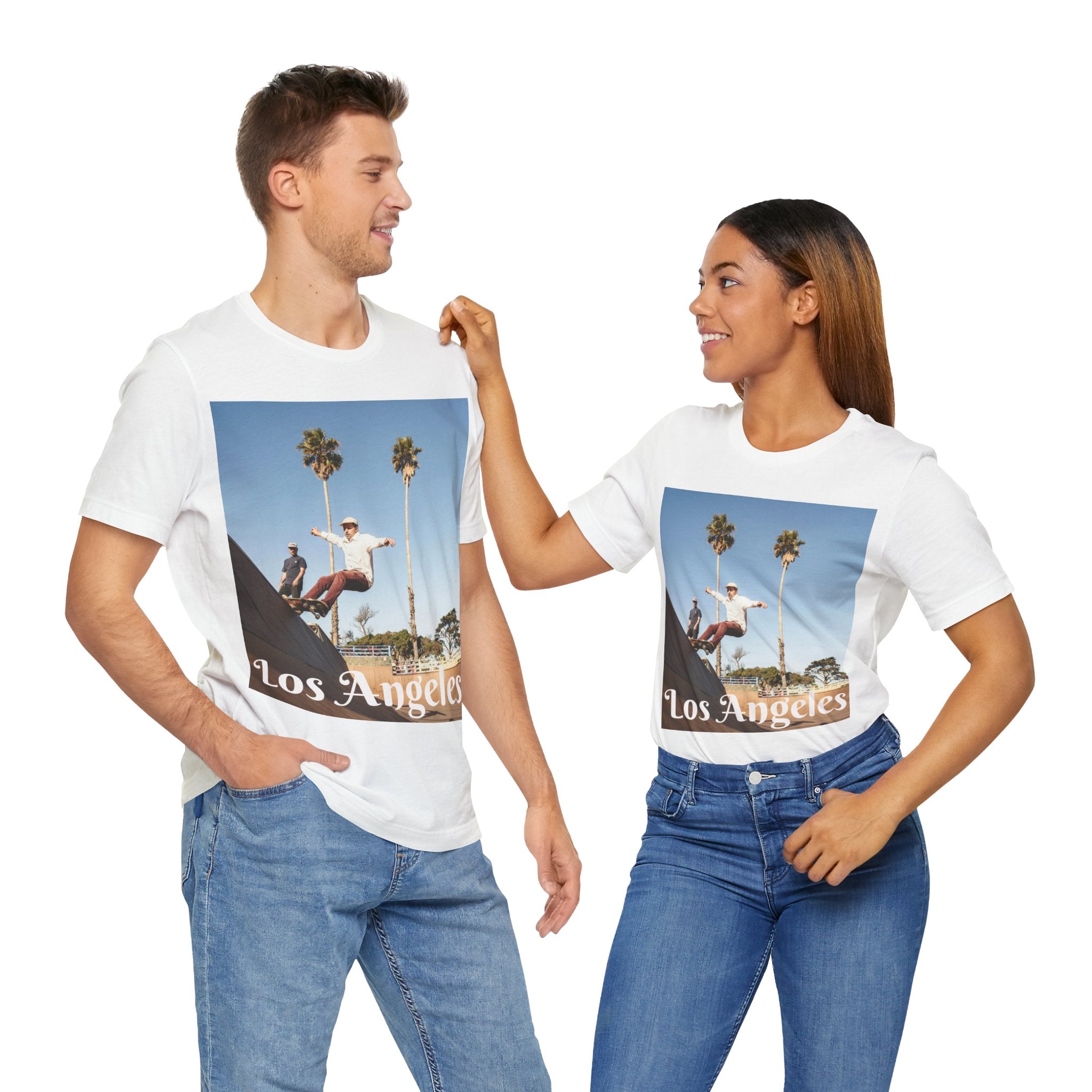 Viringee Los Angeles Skate Vibe Unisex Premium T-Shirt