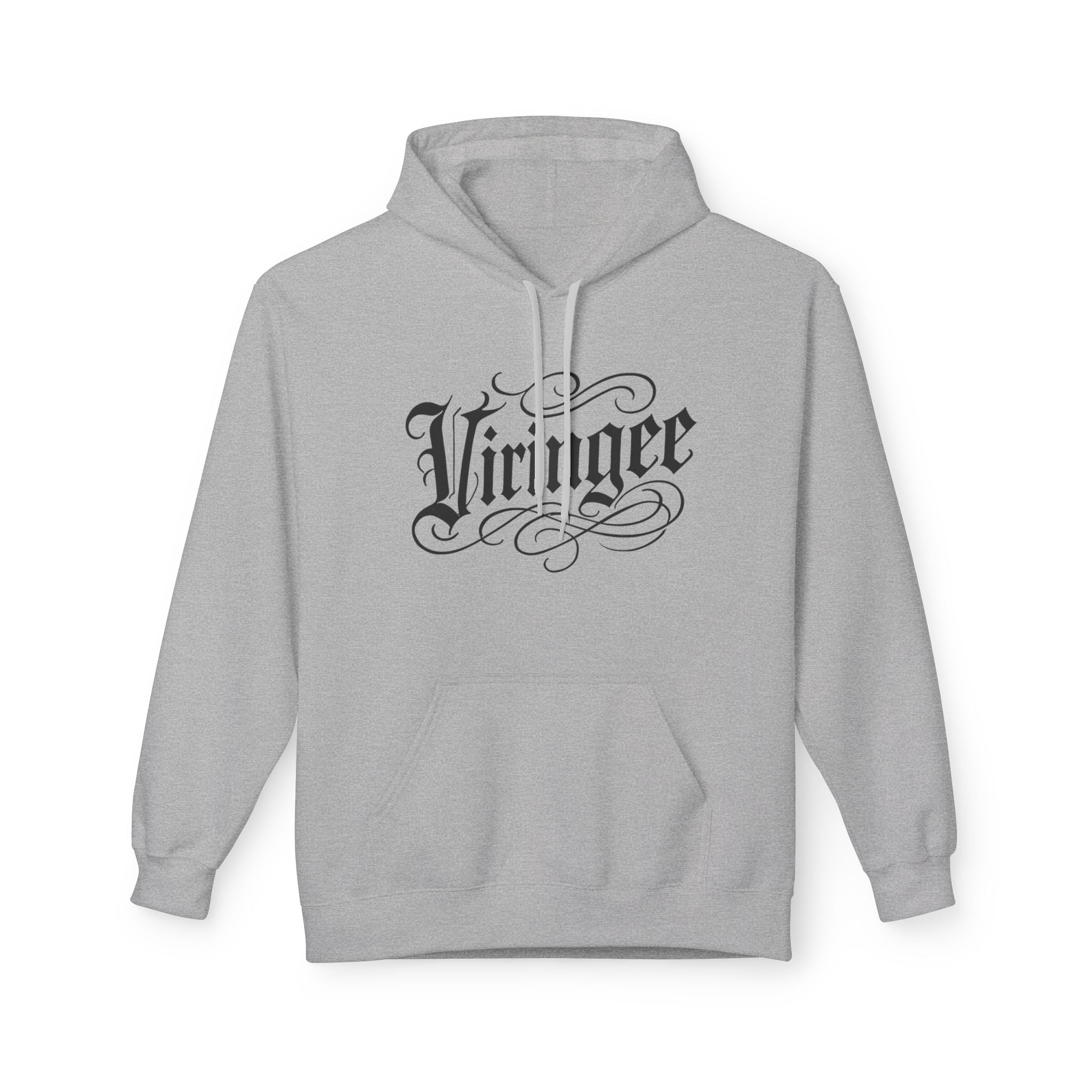 Viringee Thinking Pup Script Hoodie