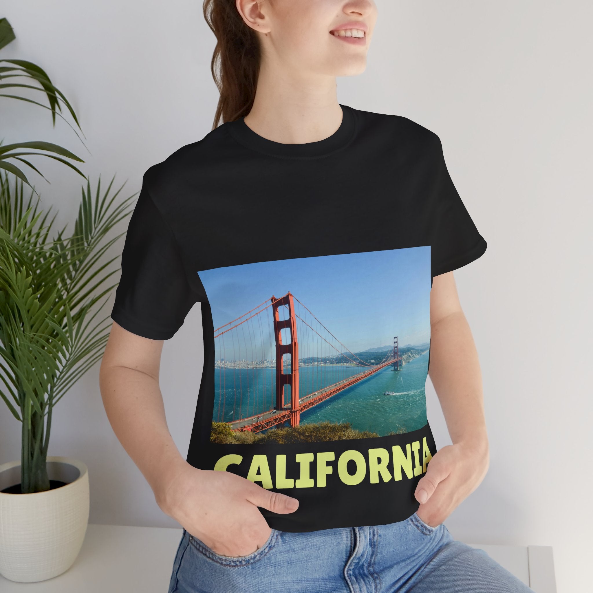 Viringee California Golden Gate Bridge Graphic T-shirt