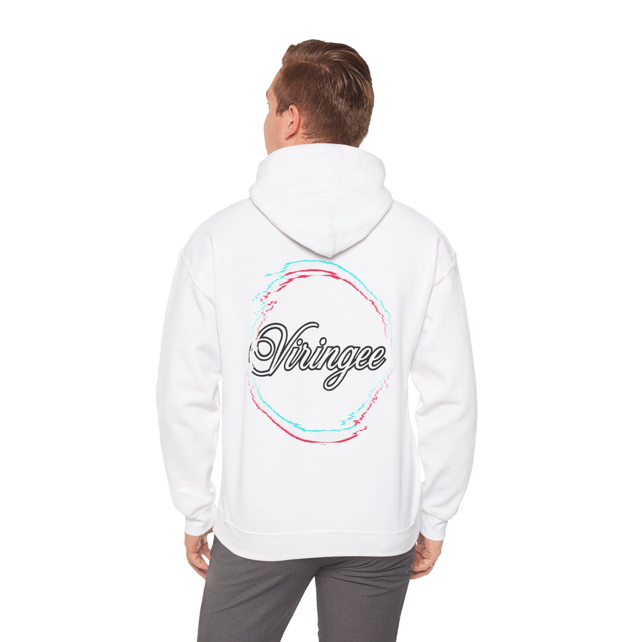 Viringee Analog Back Script Hoodie