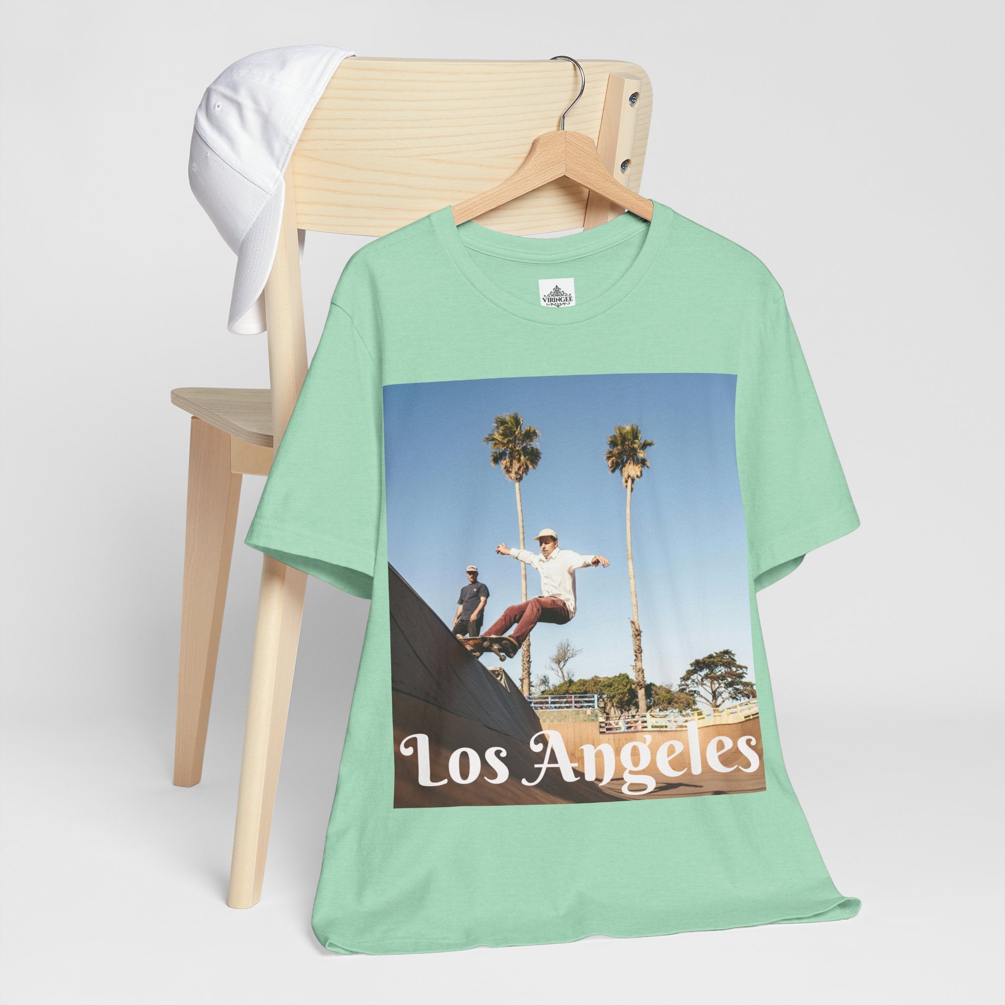 Viringee Los Angeles Skate Vibe Unisex Premium T-Shirt