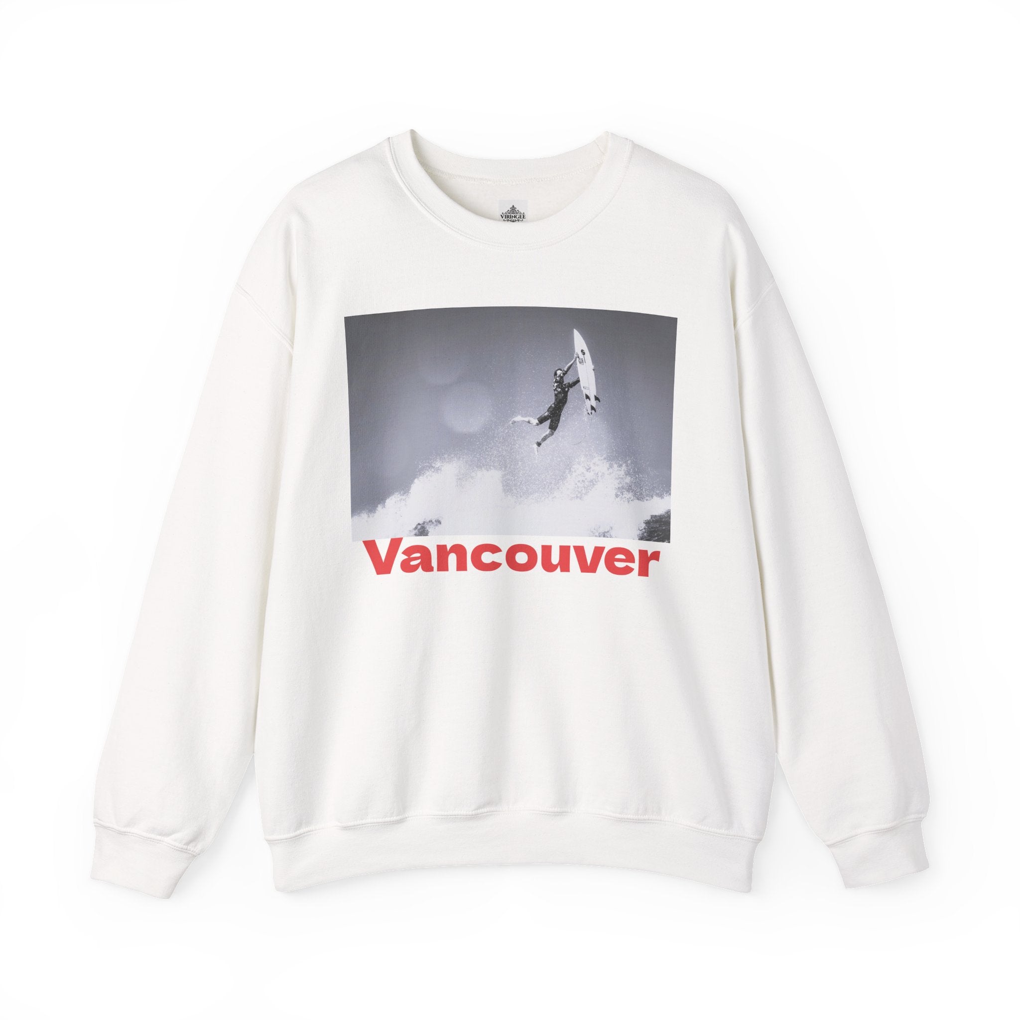 Viringee Vancouver Surf Crewneck Unisex Sweatshirt