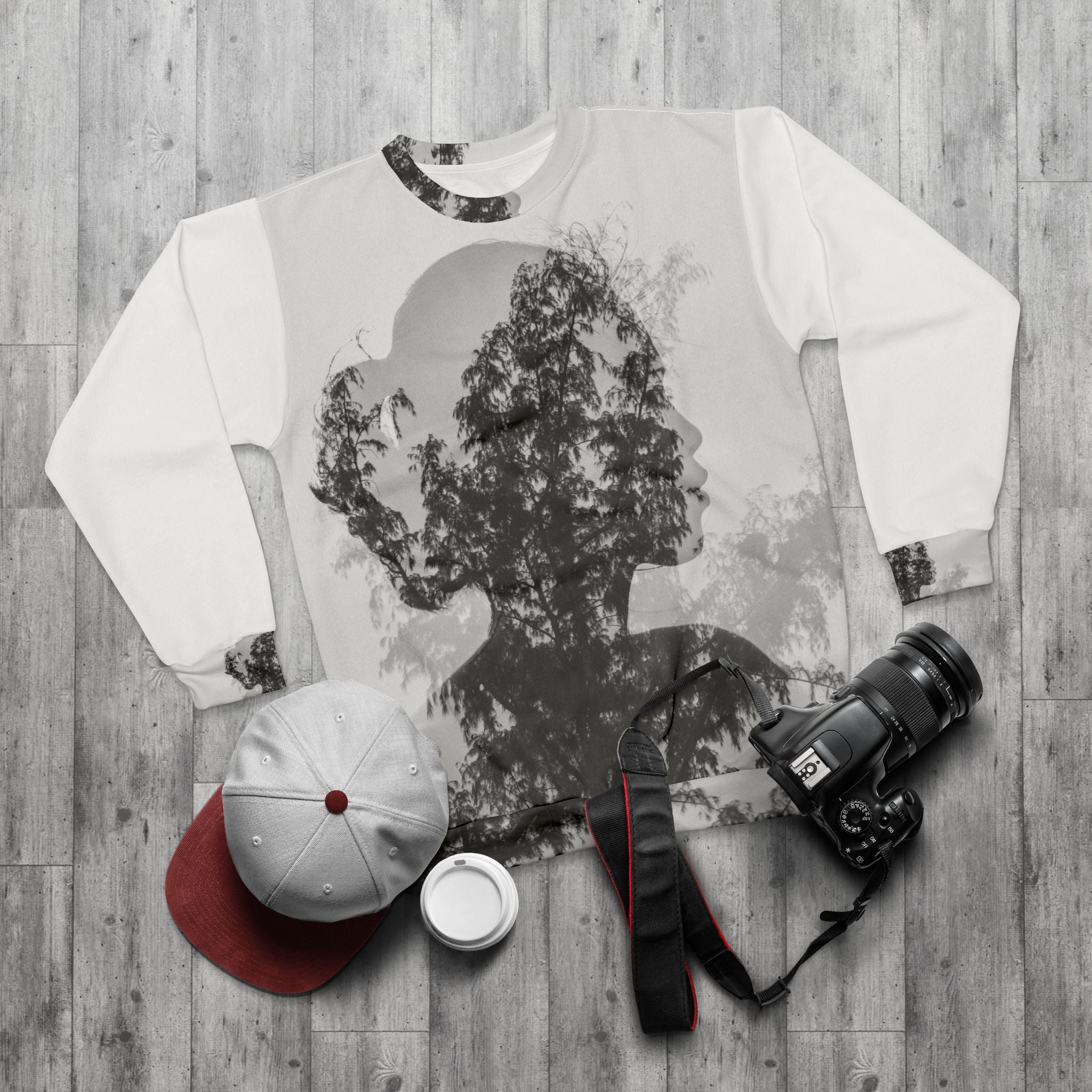 Viringee Monochrome Silhouette Unisex Sweatshirt