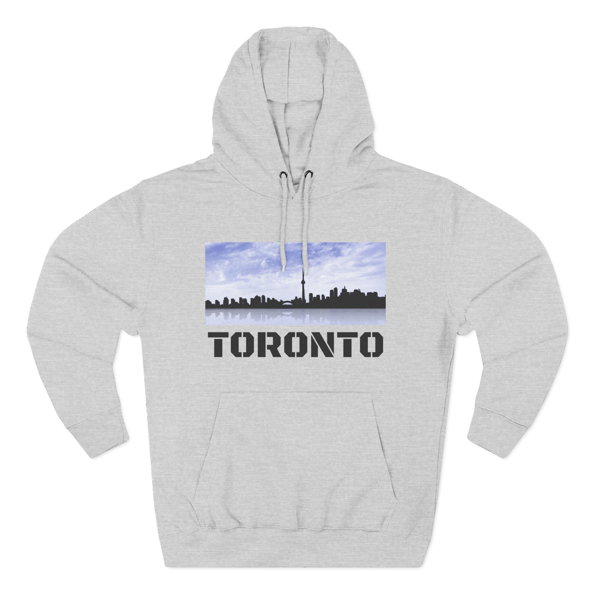 Viringee Toronto Skyline Fleece Hoodie
