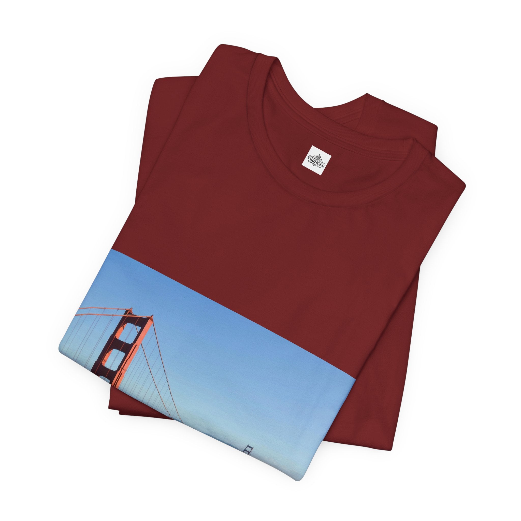 Viringee California Golden Gate Bridge Graphic T-shirt