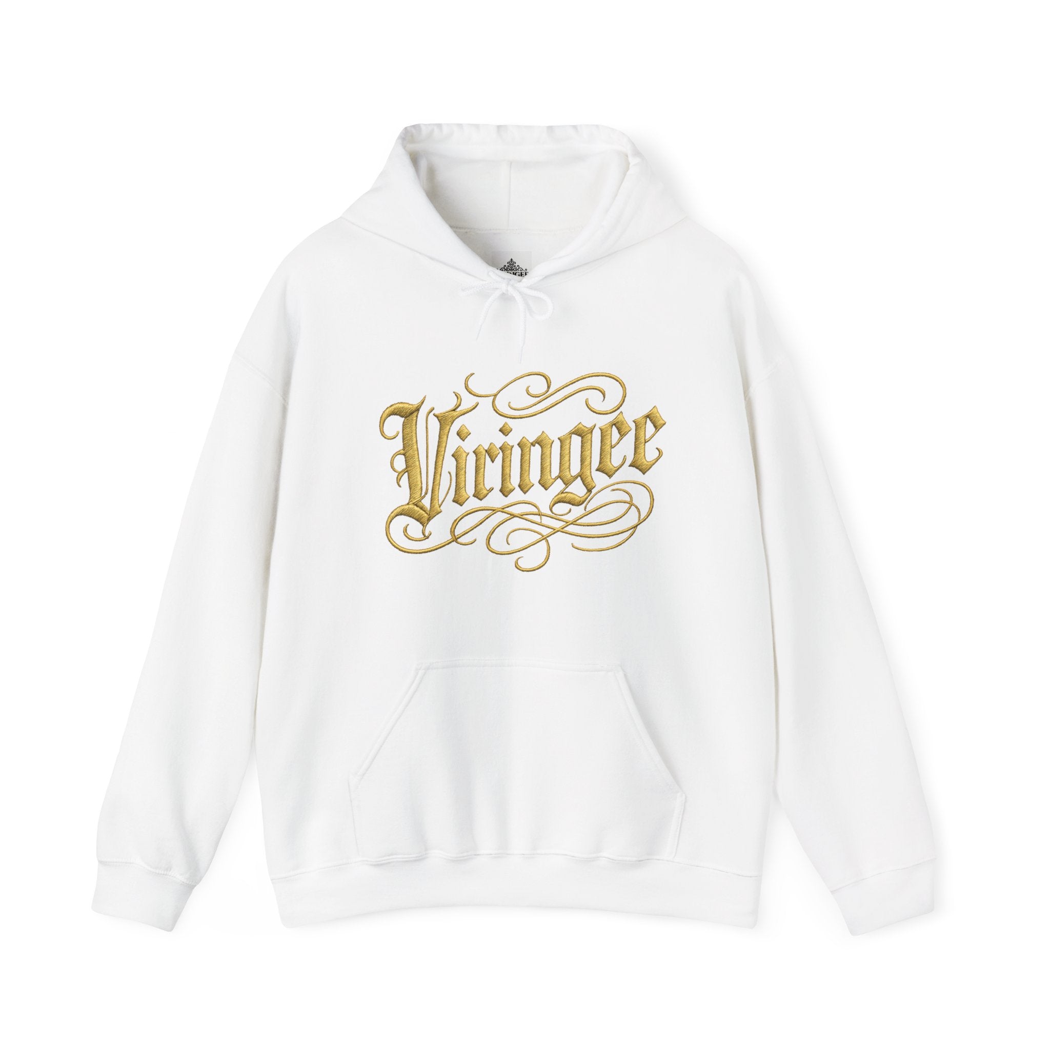 Viringee Gold Script Unisex Hoodie