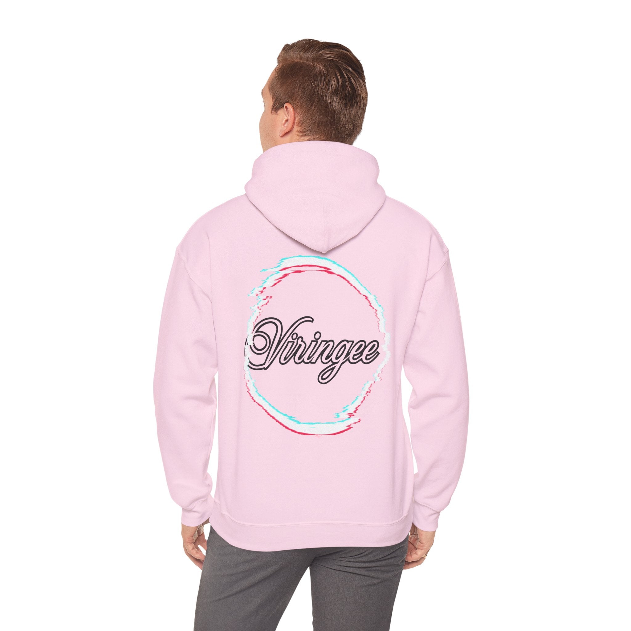 Viringee Analog Back Script Hoodie