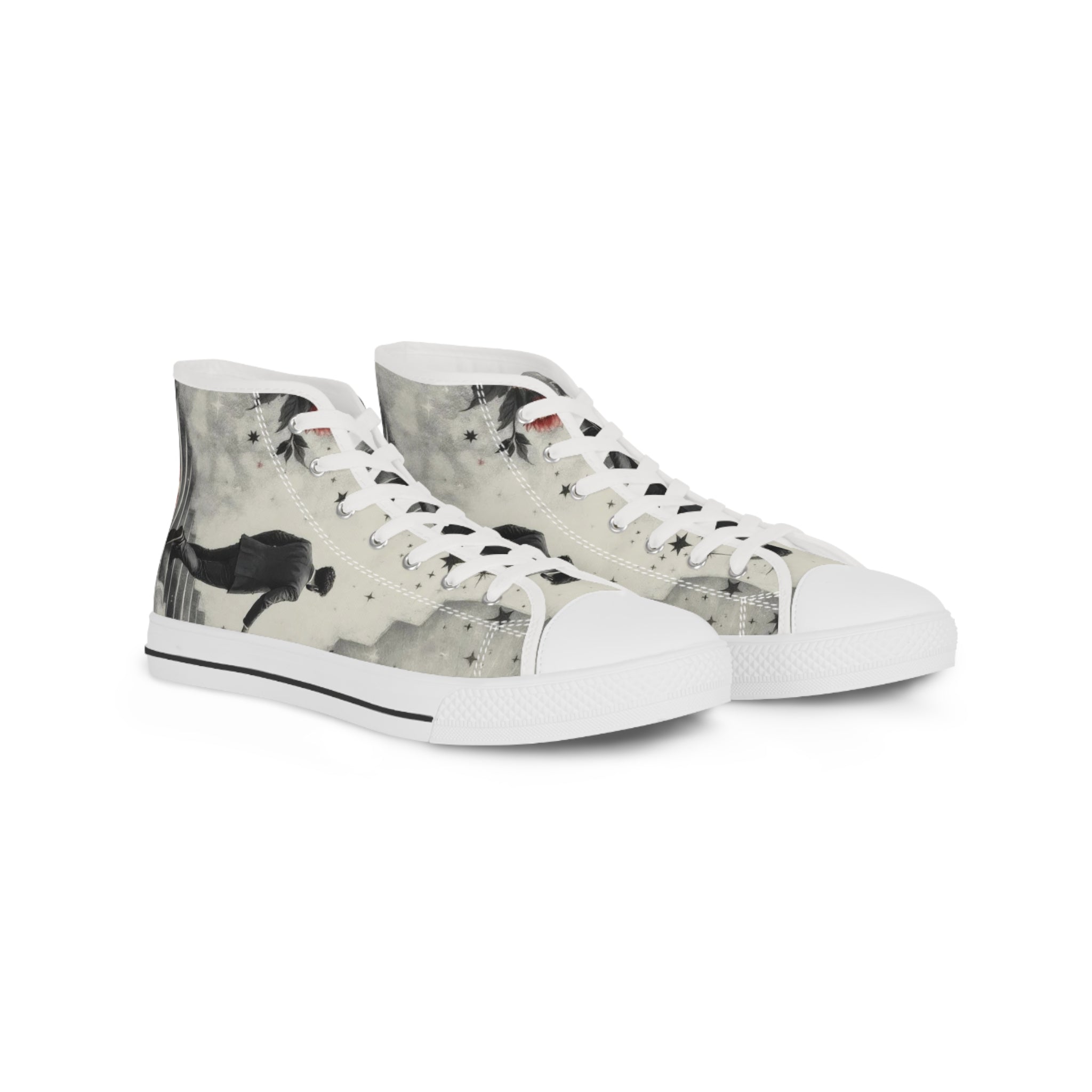 Viringee Mystic Stairways Classic High Top Sneakers for Men