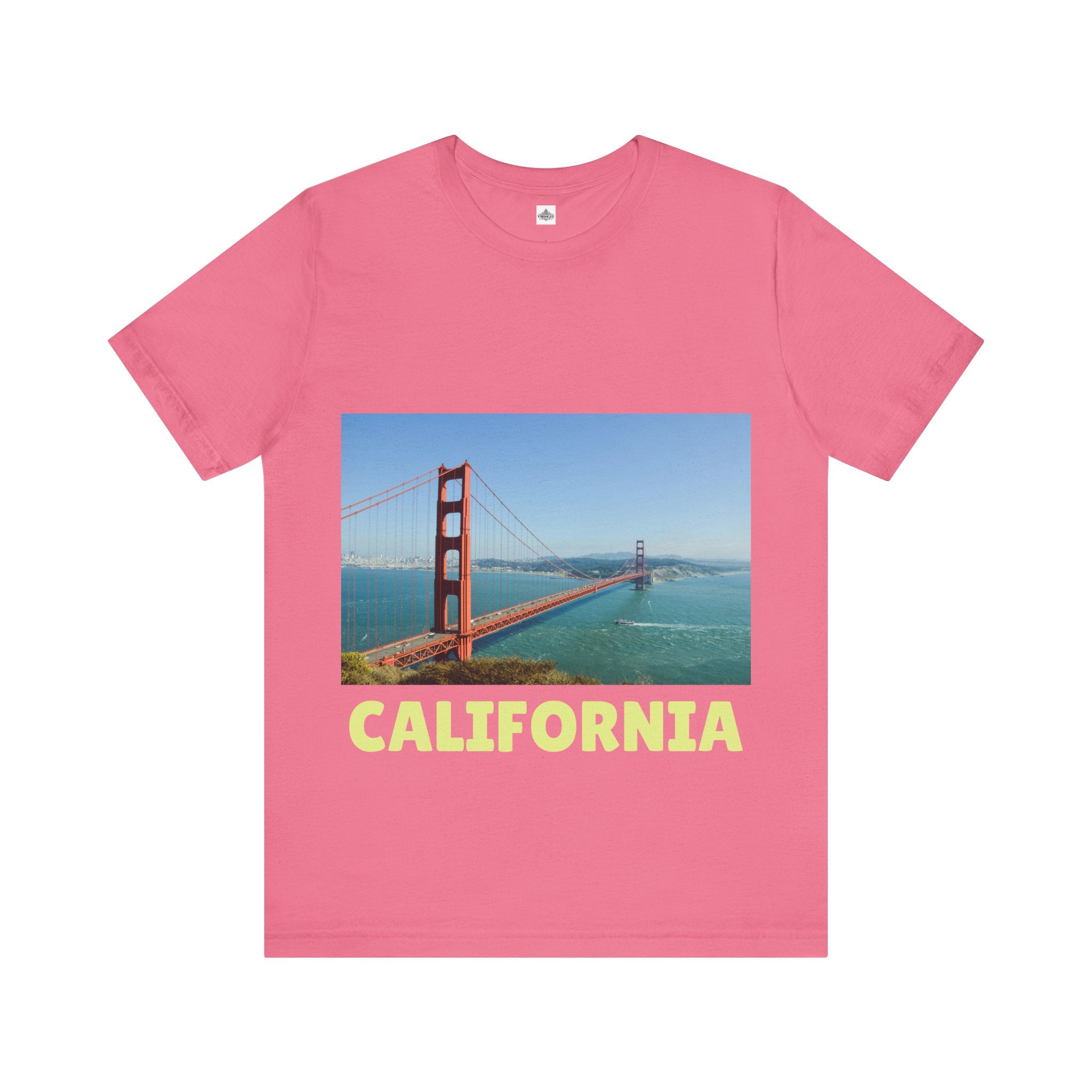 Viringee California Golden Gate Bridge Graphic T-shirt