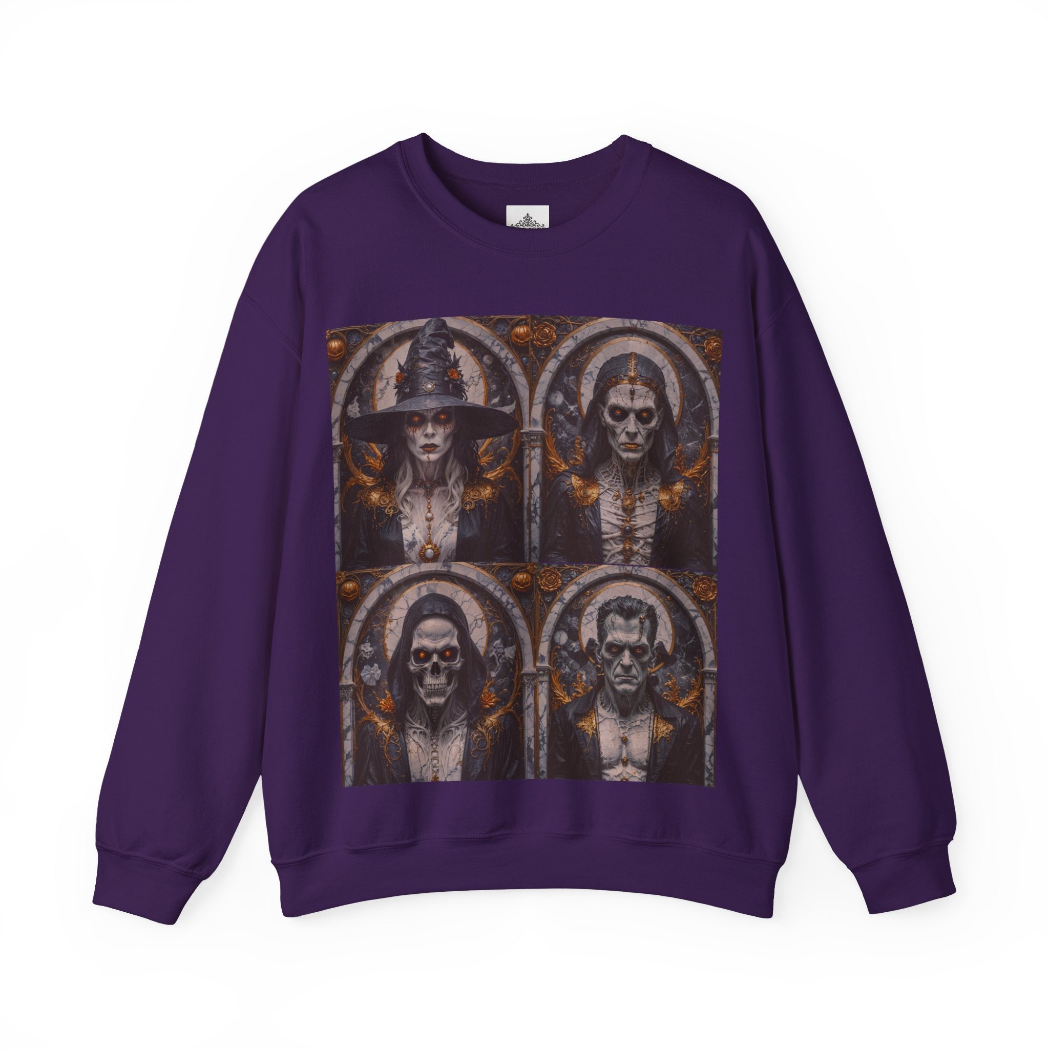 Viringee Gothic Art Halloween Crewneck Sweatshirt