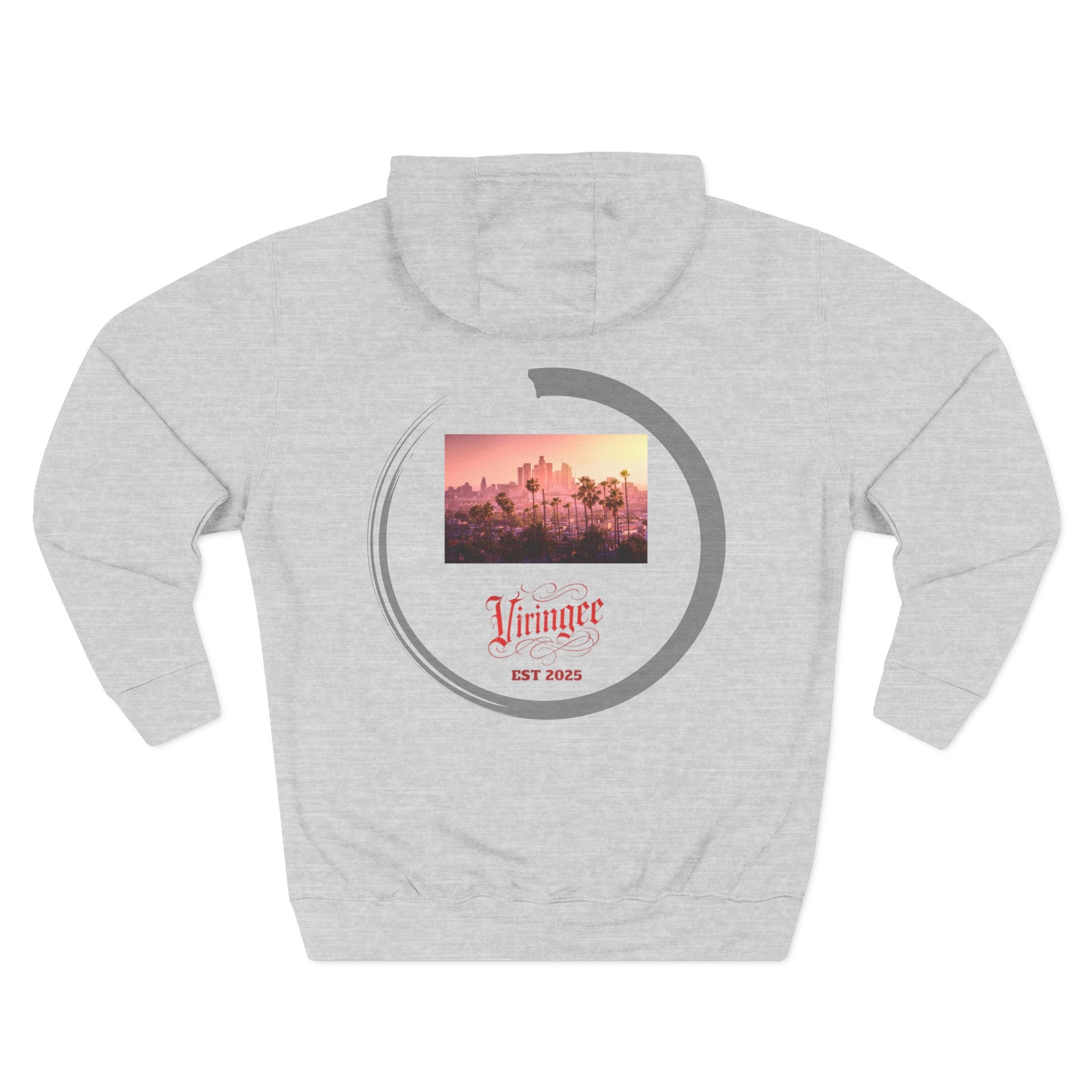 Viringee Los Angeles Script Logo Unisex Hoodie