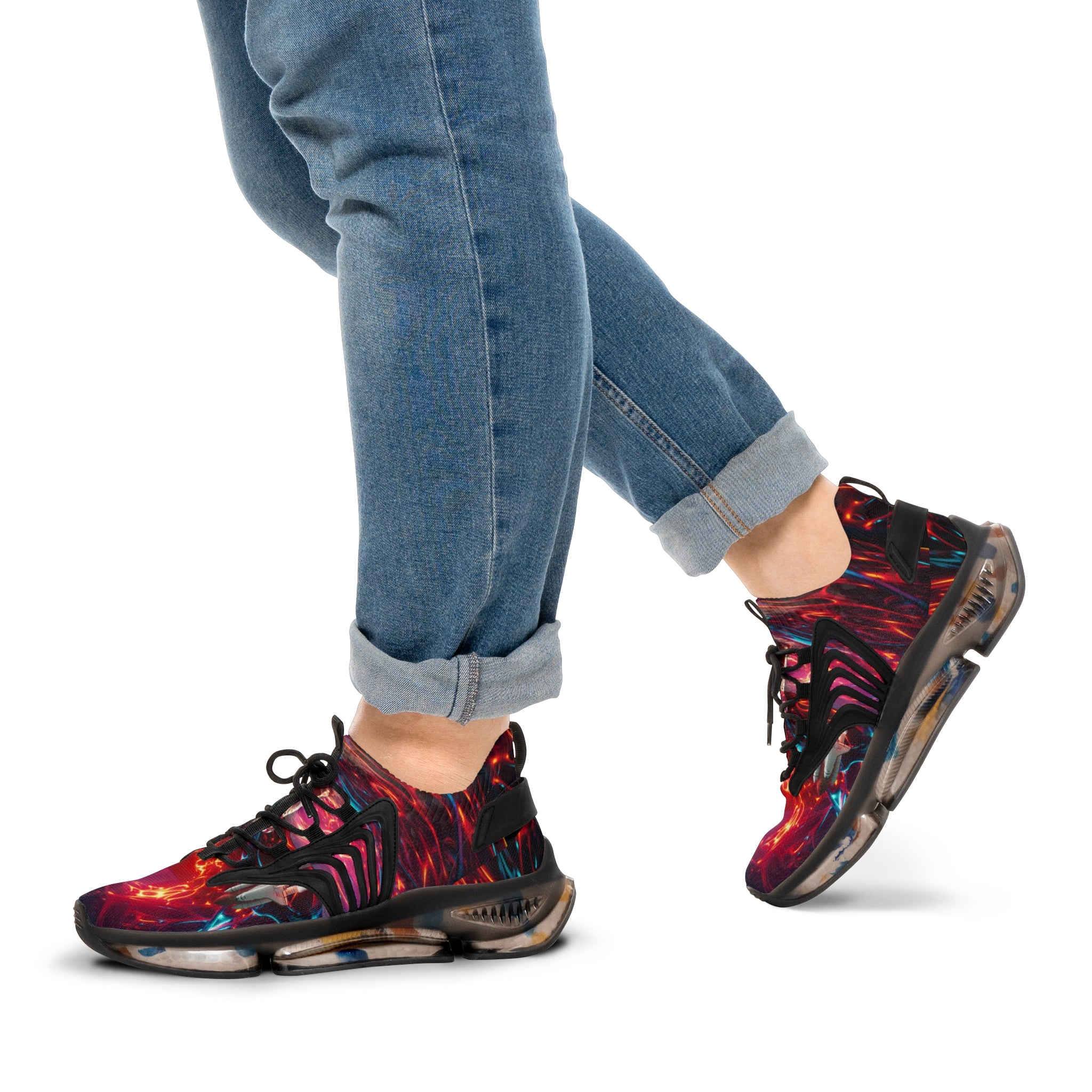 Viringee Liquid Nights Men's Mesh Sneakers