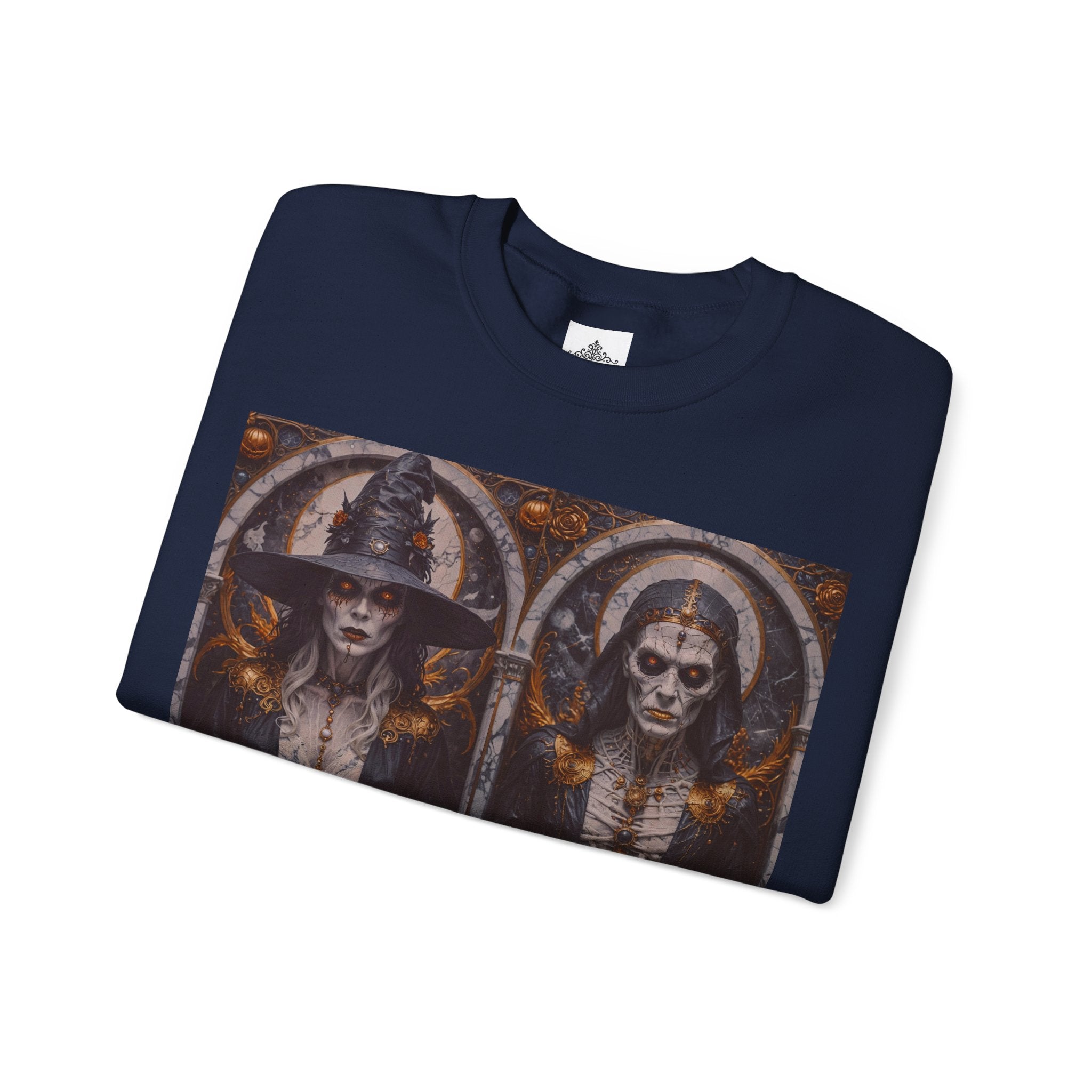Viringee Gothic Art Halloween Crewneck Sweatshirt