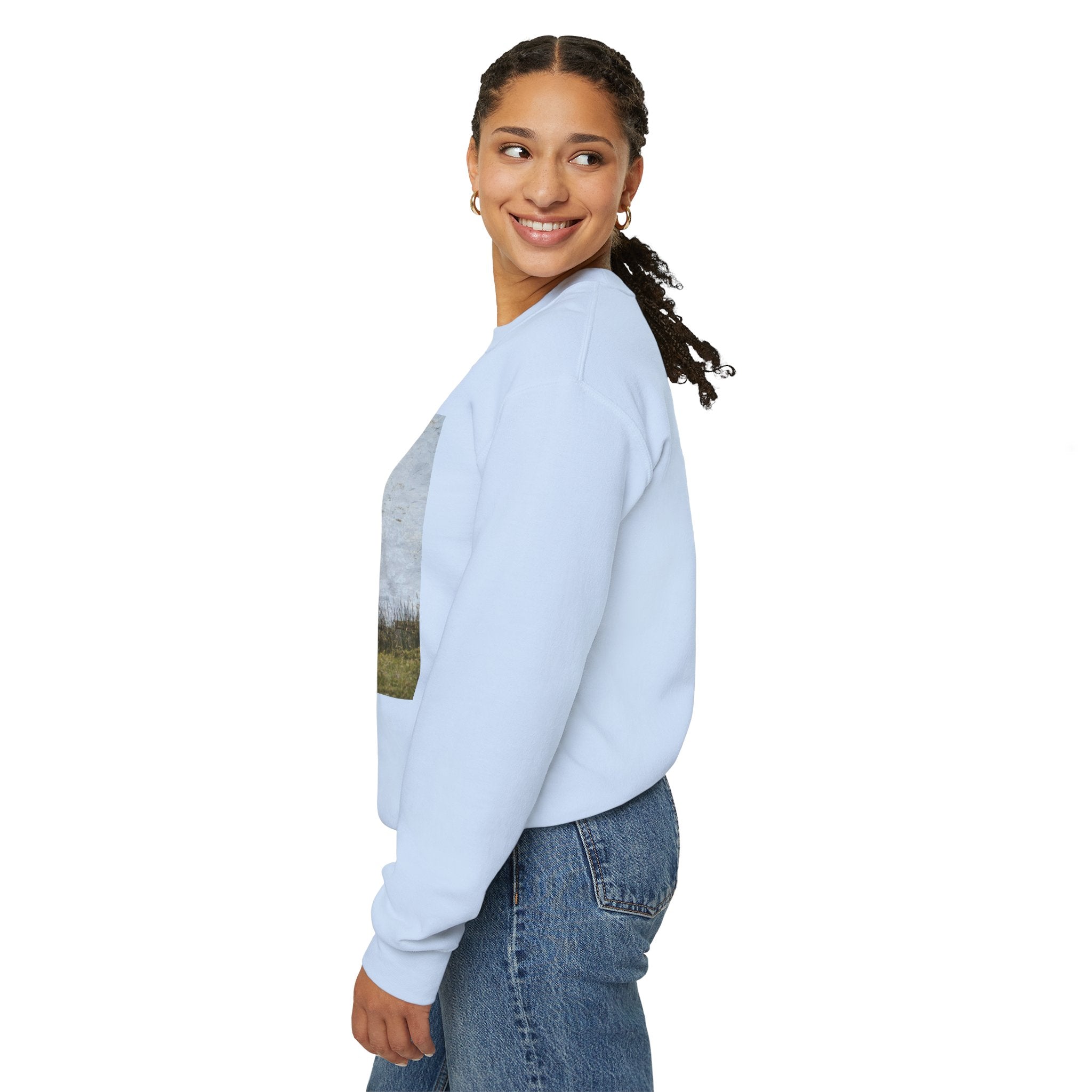 Viringee Pumpkin-Head Unisex Crewneck Sweatshirt