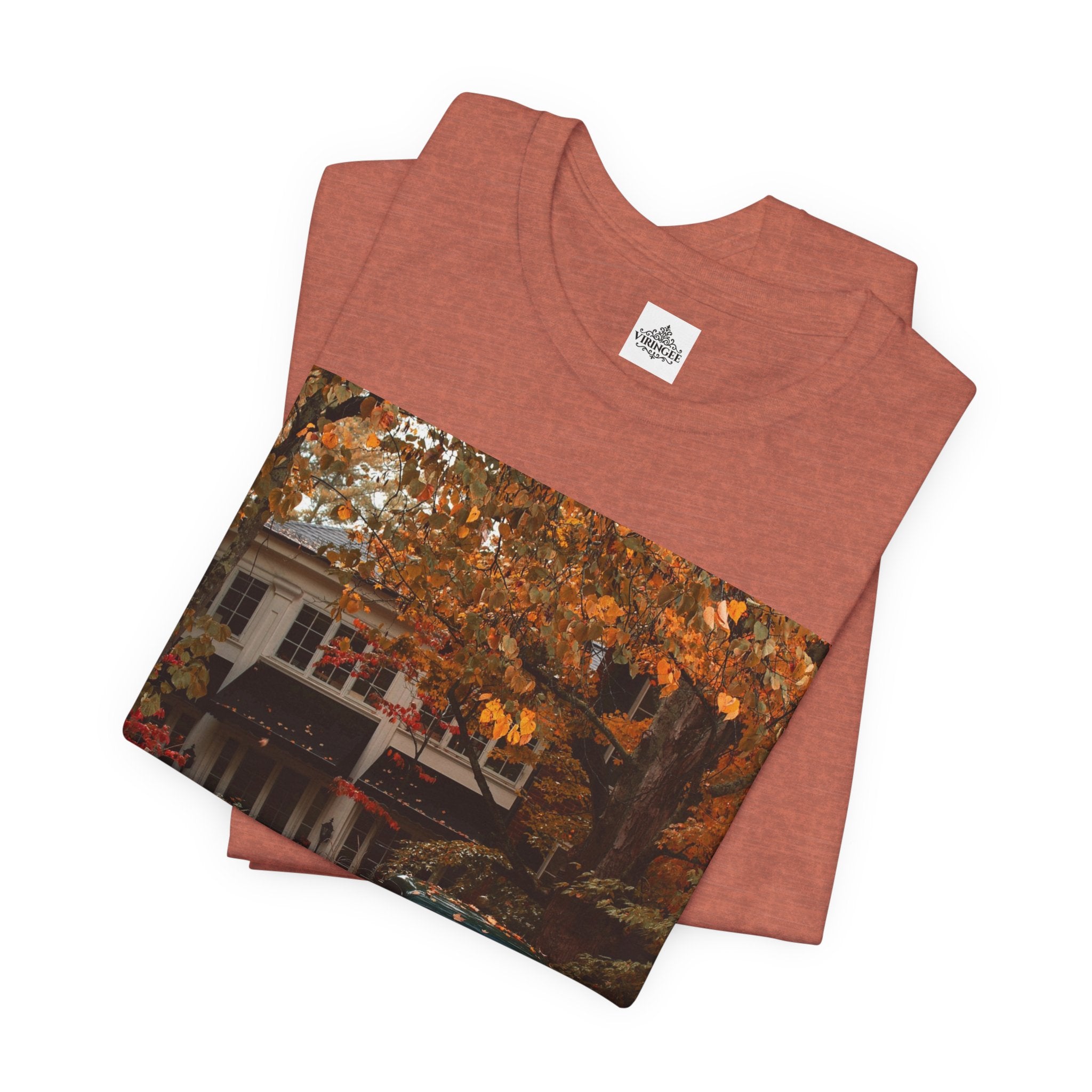 Viringee Autumn Vibes Unisex Jersey T Shirt
