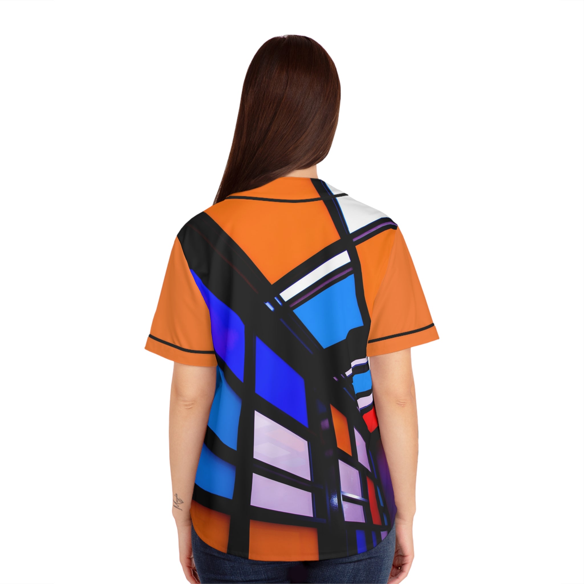 Viringee Women's Blue Mosaic Shirt