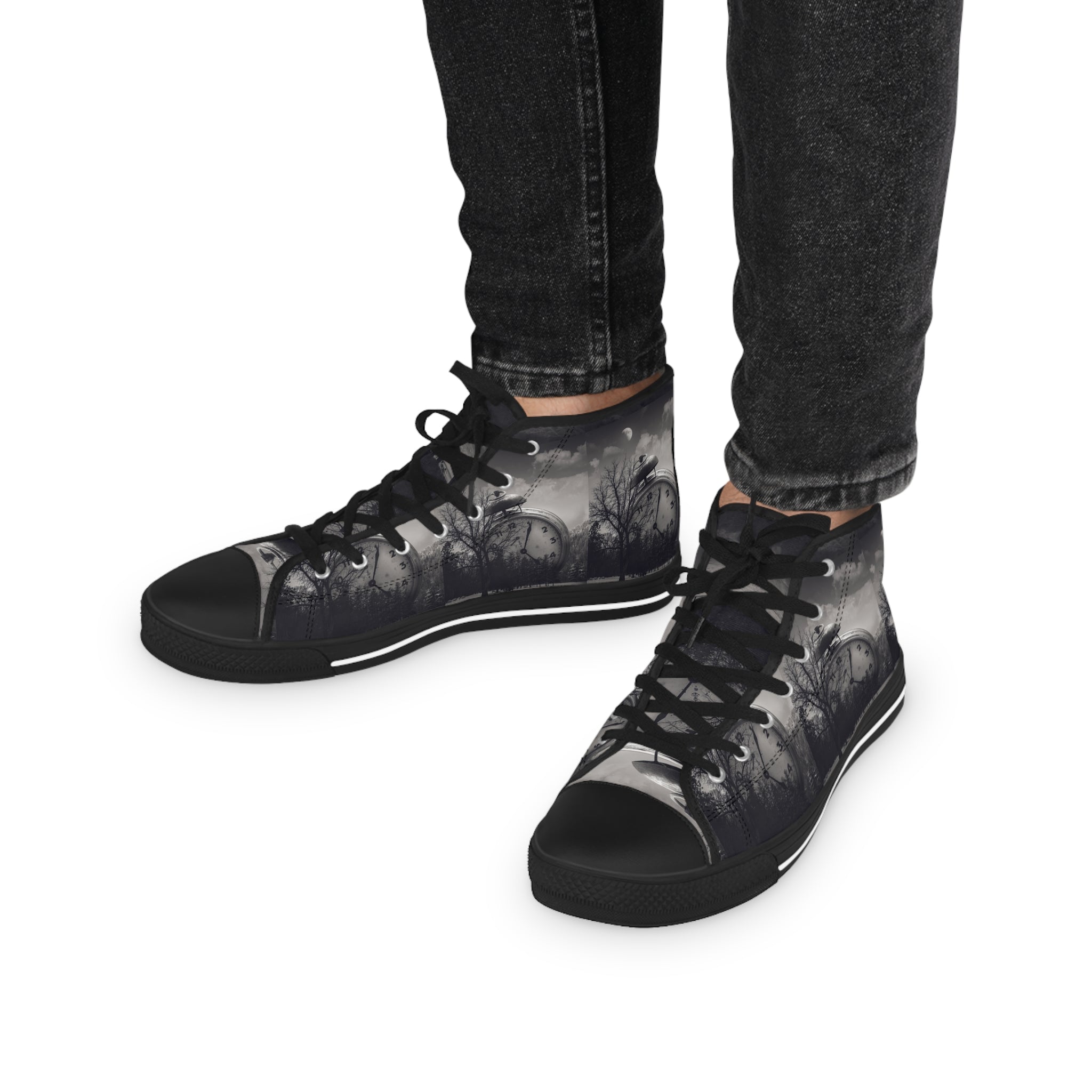 Viringee Timegrass Men's High Top Sneakers