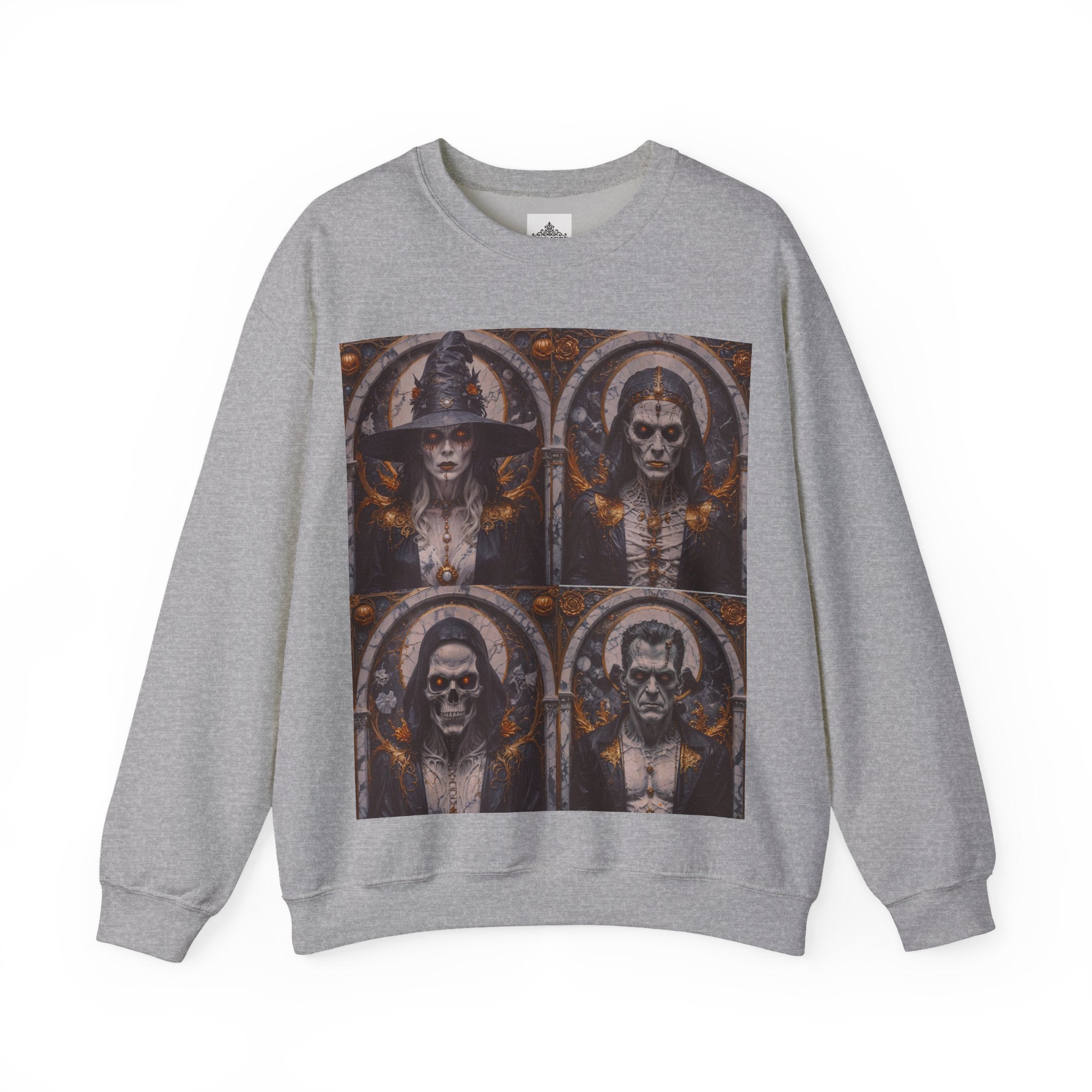 Viringee Gothic Art Halloween Crewneck Sweatshirt