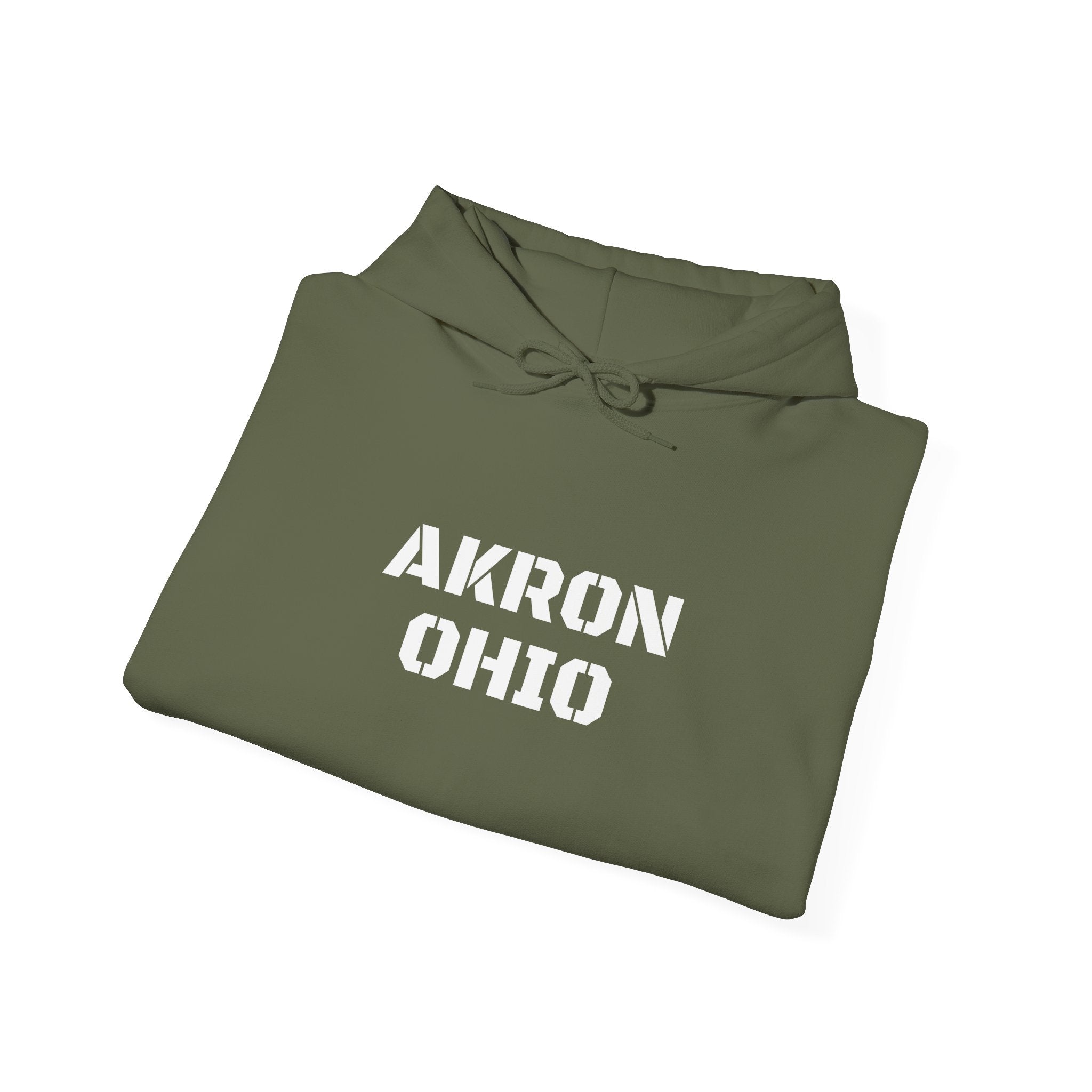 Viringee Akron Ohio Unisex Heavy Blend Hooded Sweatshirt