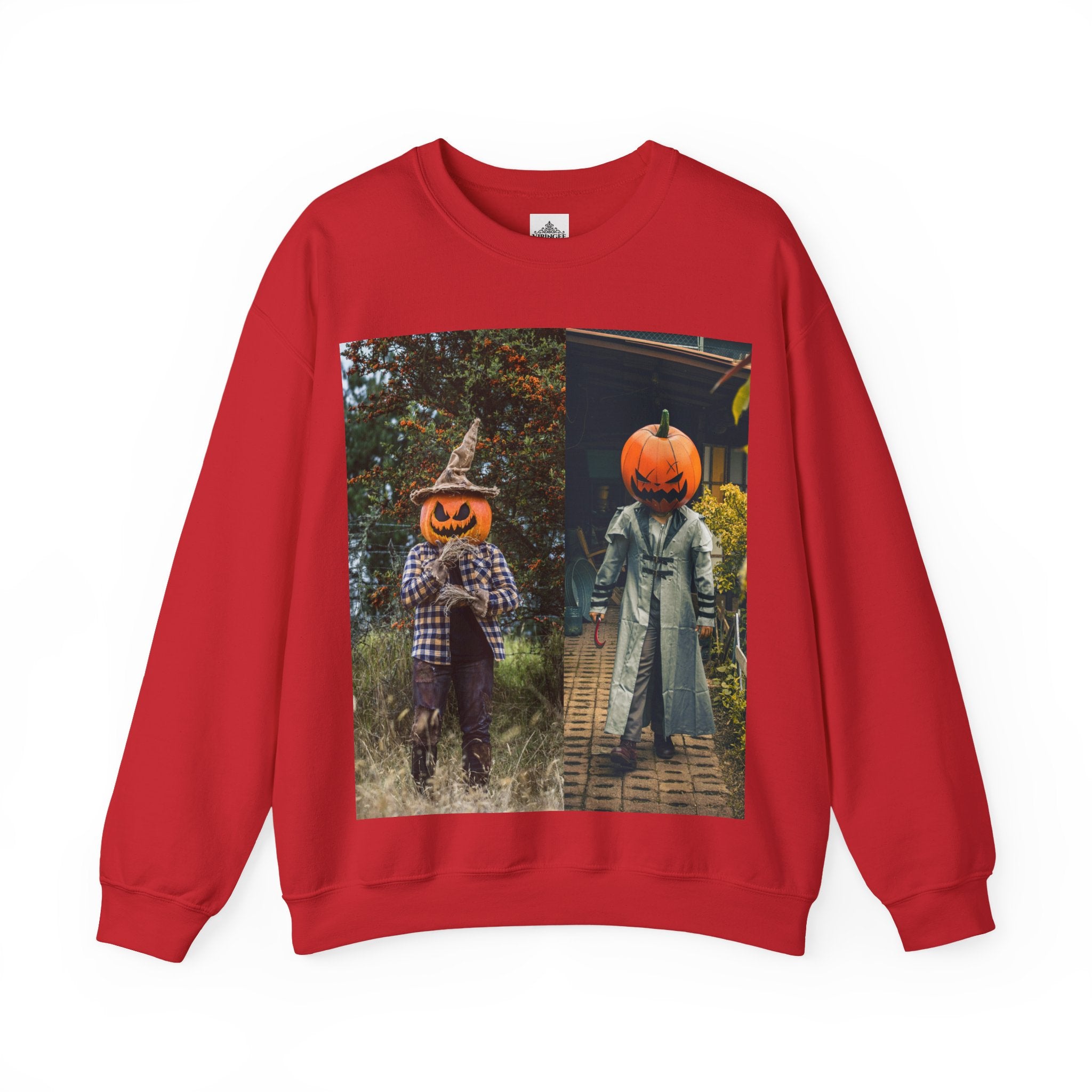 Viringee Pumpkin Duo Crewneck Sweatshirt