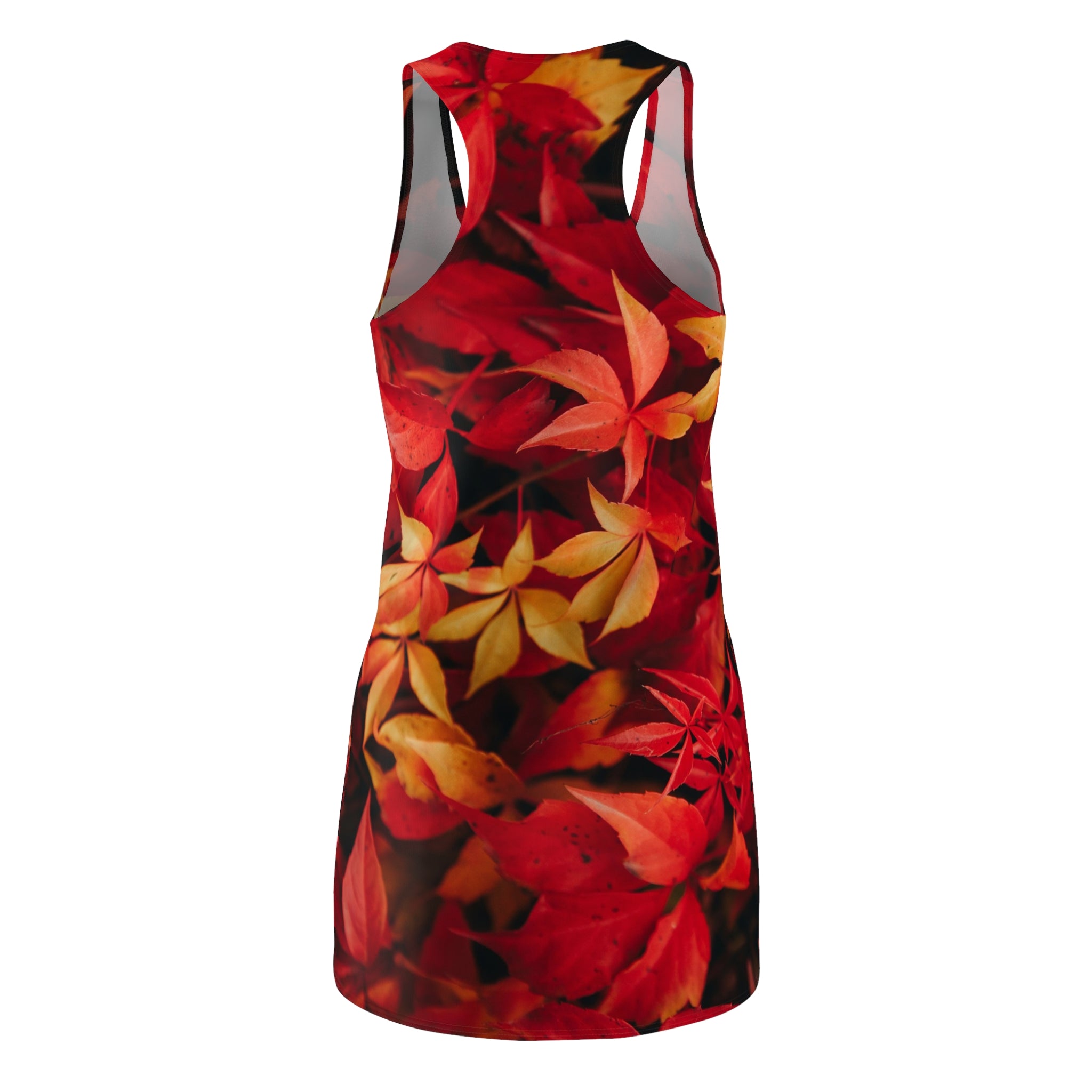 Viringee Autumn Leaf Racerback Dress