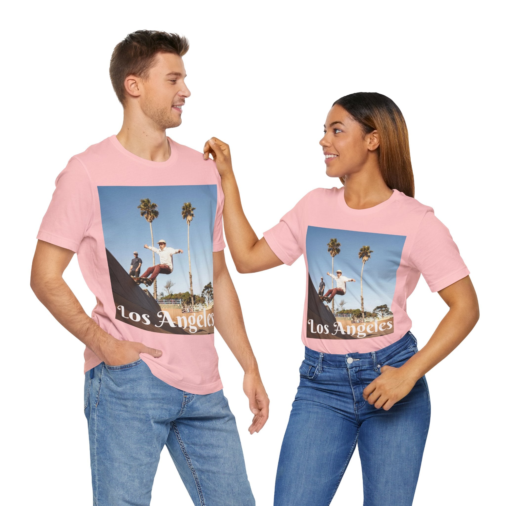 Viringee Los Angeles Skate Vibe Unisex Premium T-Shirt