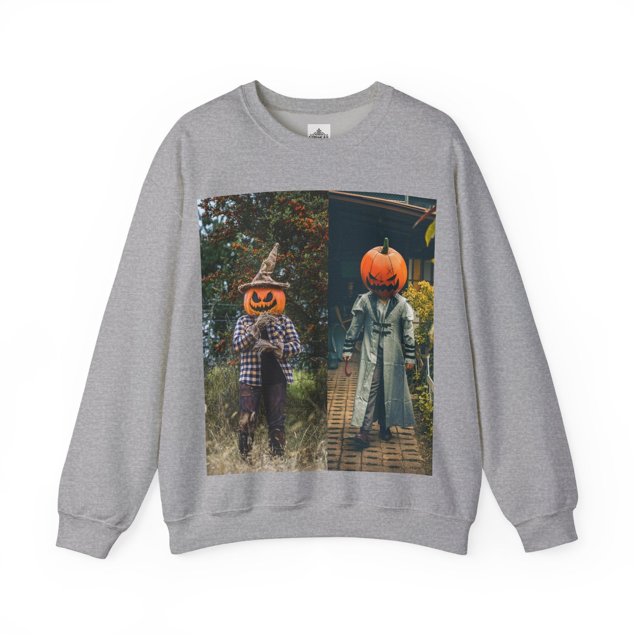Viringee Pumpkin Duo Crewneck Sweatshirt
