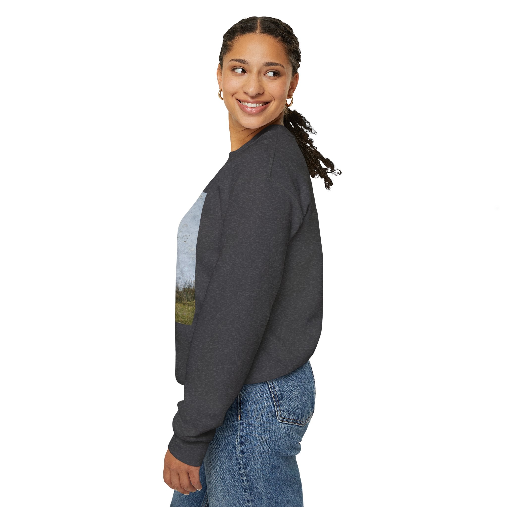 Viringee Pumpkin-Head Unisex Crewneck Sweatshirt
