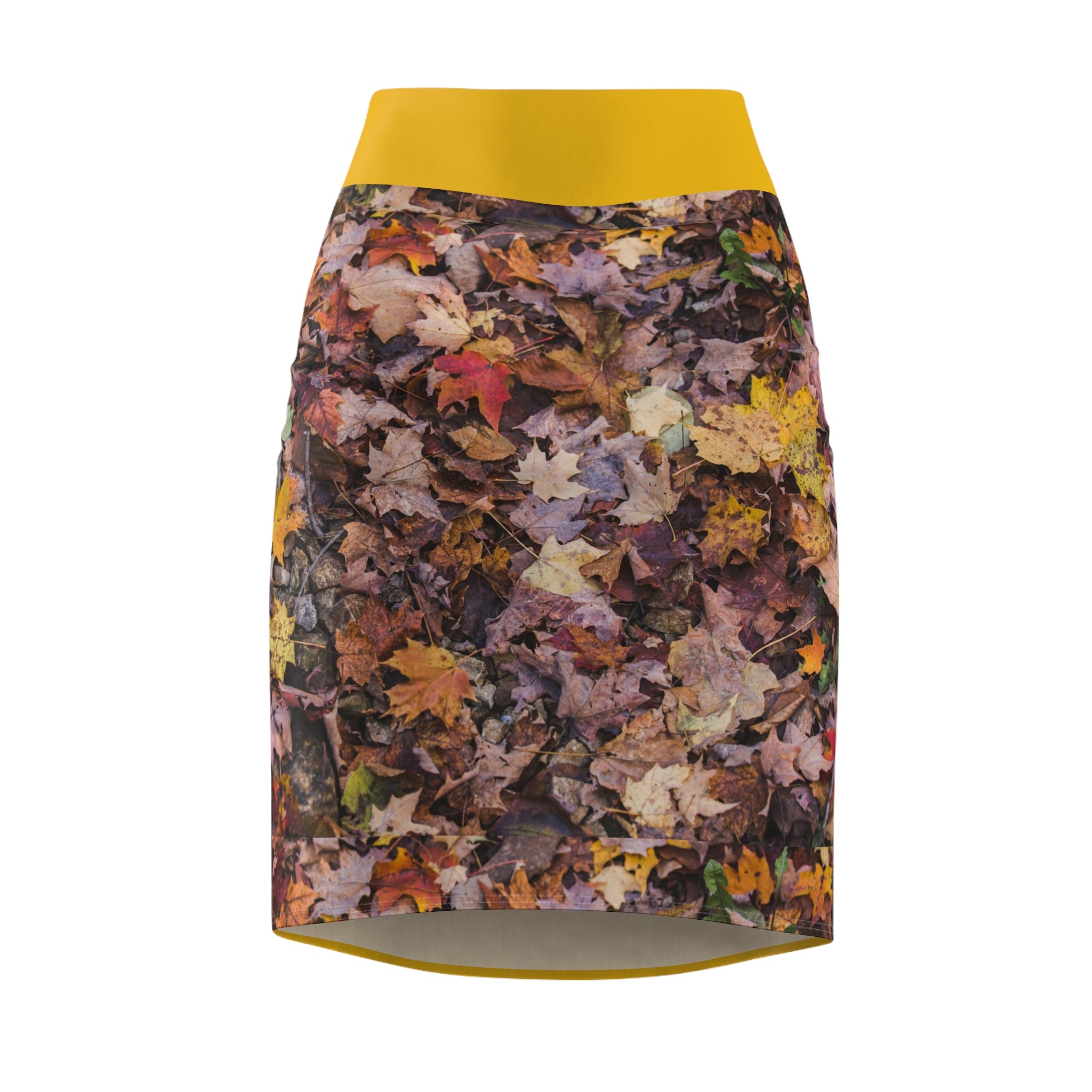 Viringee Autumn Leaves Women's Pencil Skirt