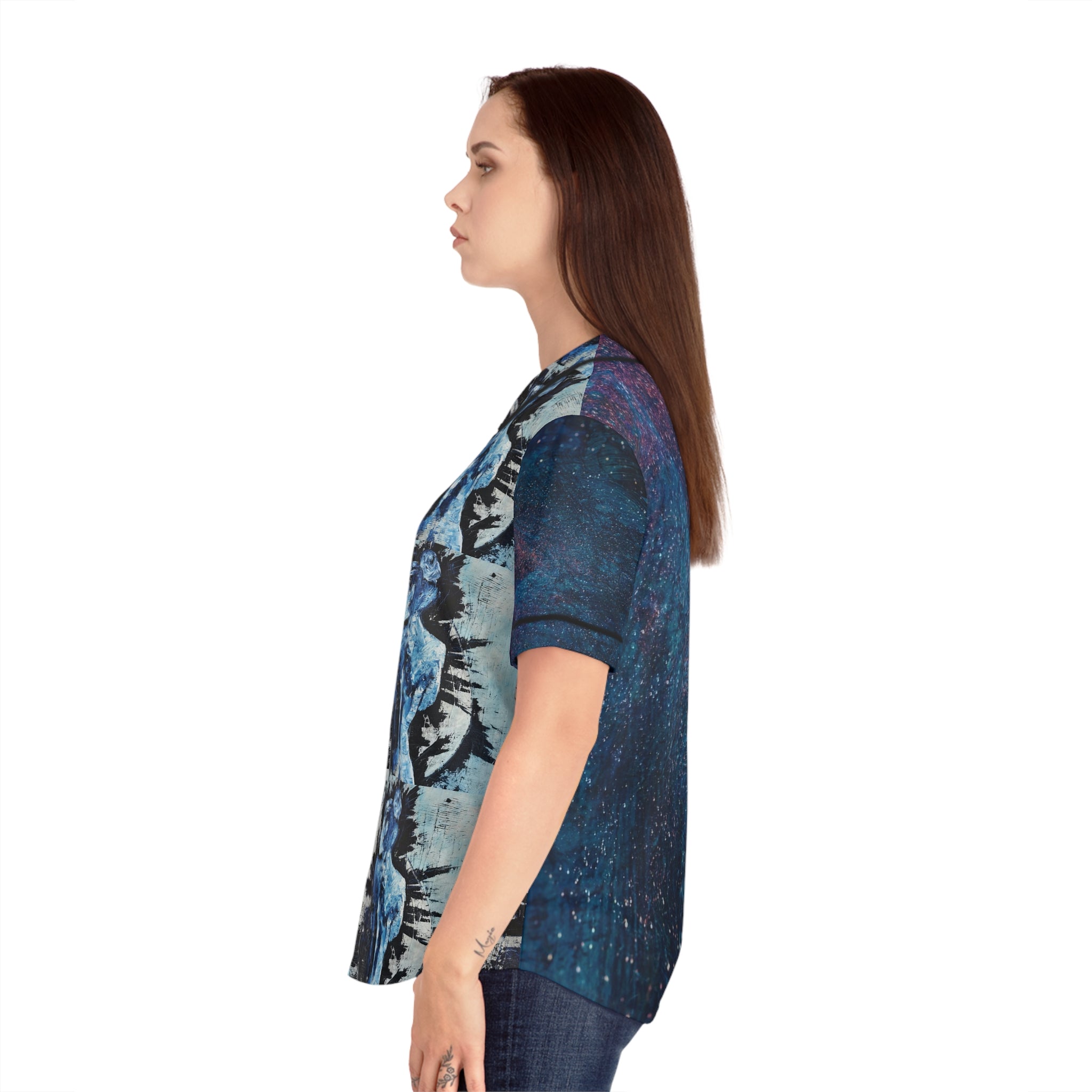 Viringee Blue Decrypto Women's Shirt