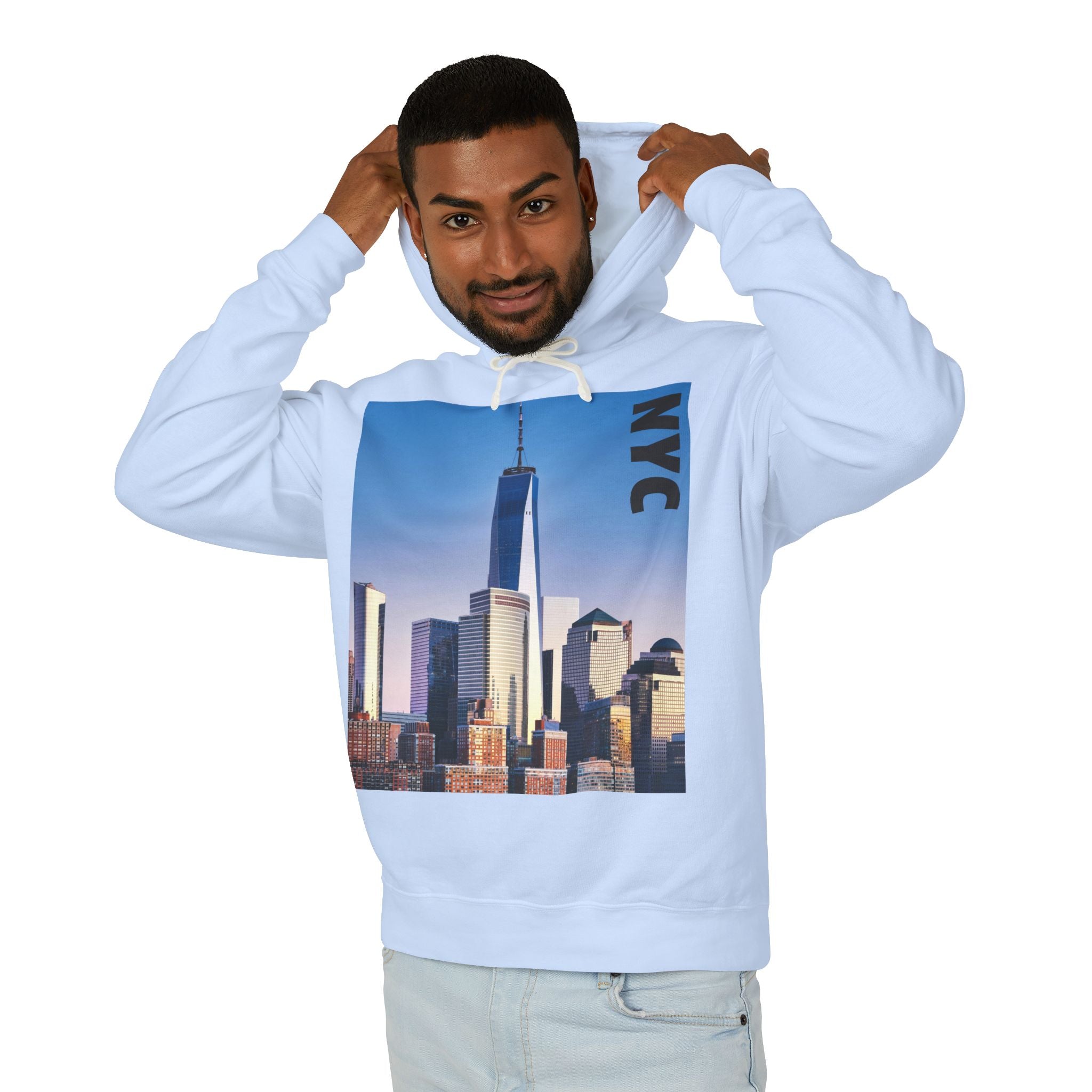 Viringee NYC Skyline Unisex Hooded Sweatshirt