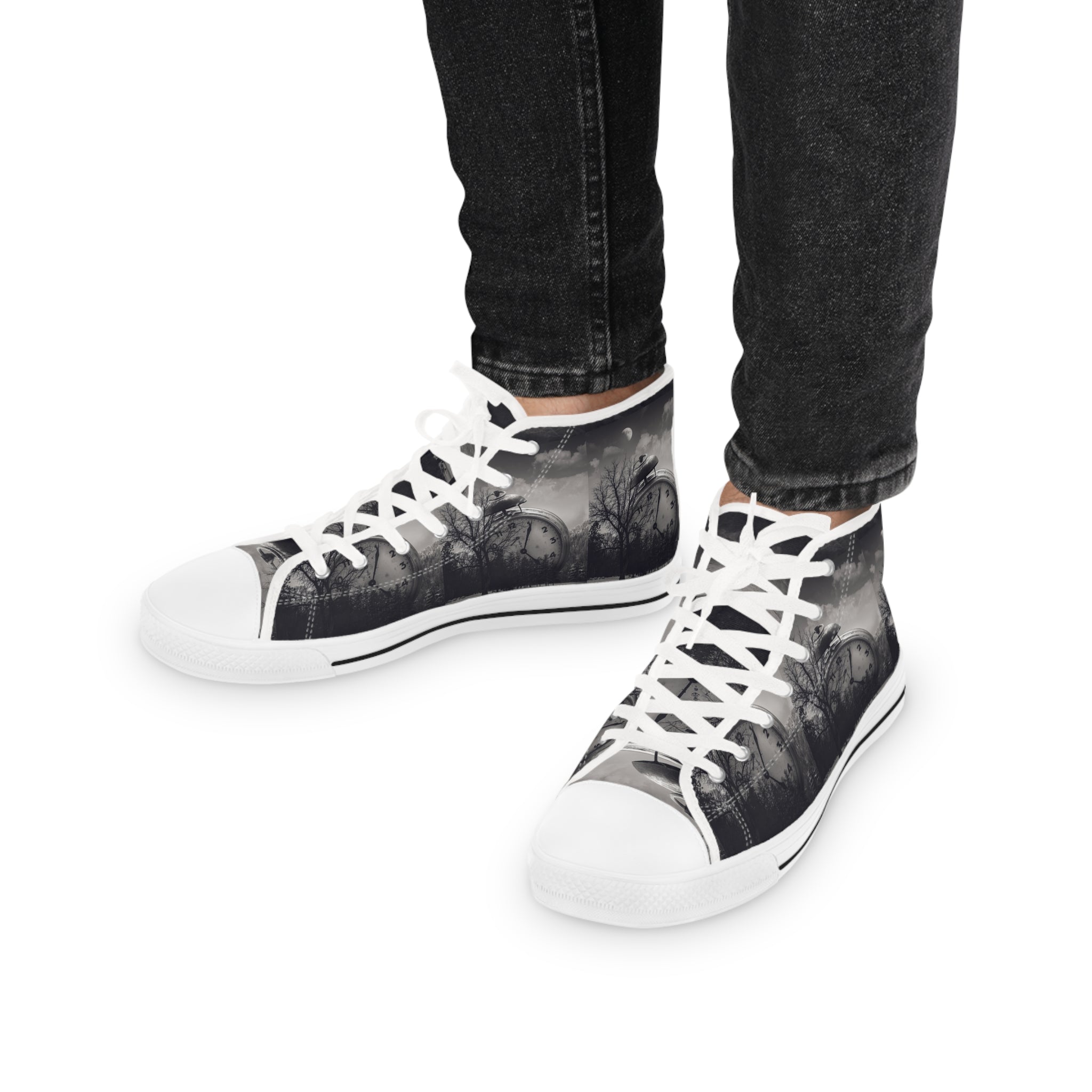 Viringee Timegrass Men's High Top Sneakers