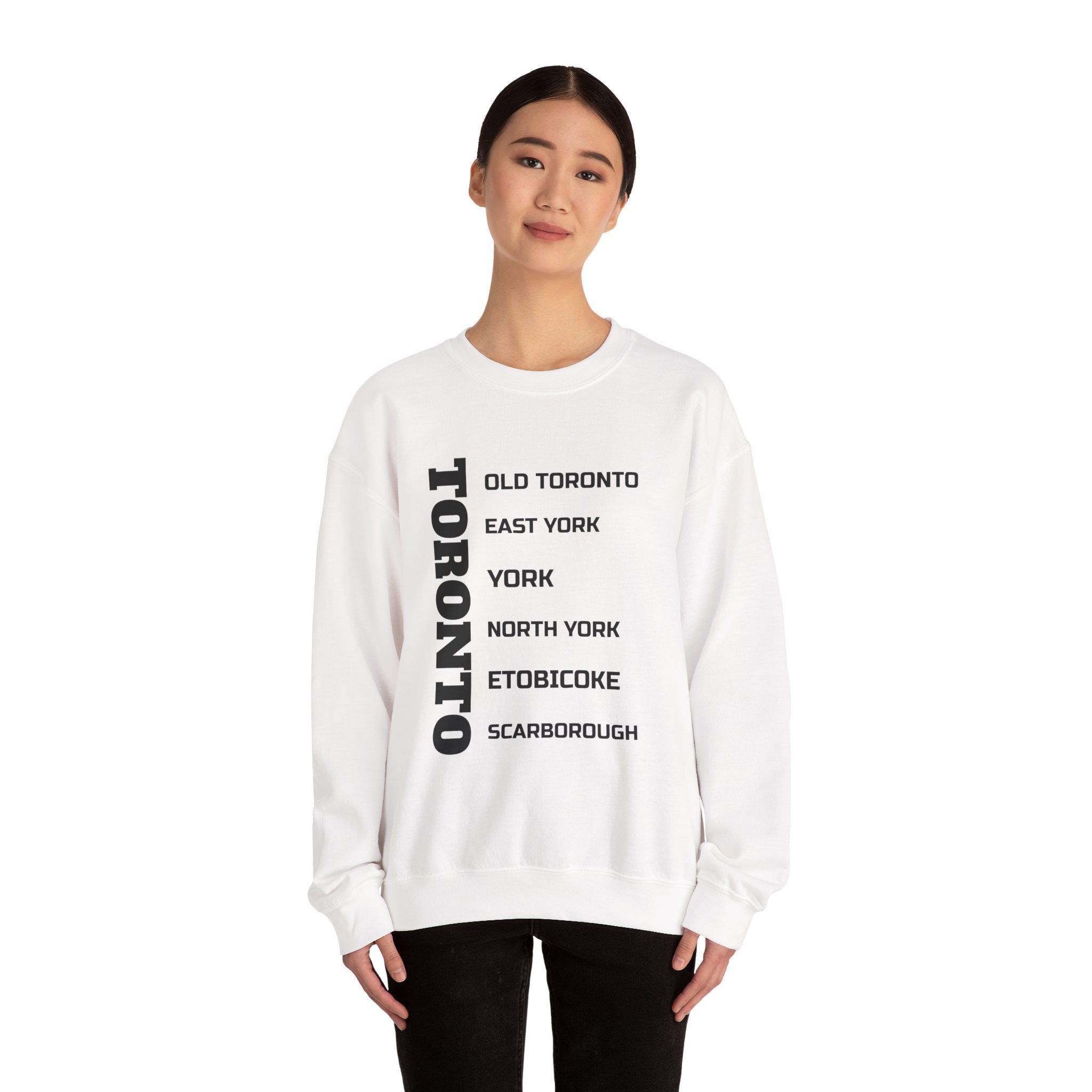 Viringee Toronto Six Boroughs Unisex Crewneck Sweatshirt