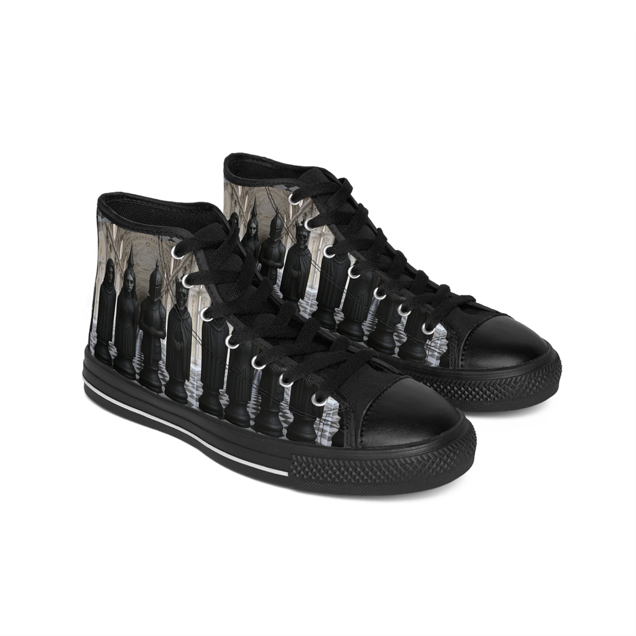 Viringee Men's Goth Pawn Classic Sneakers