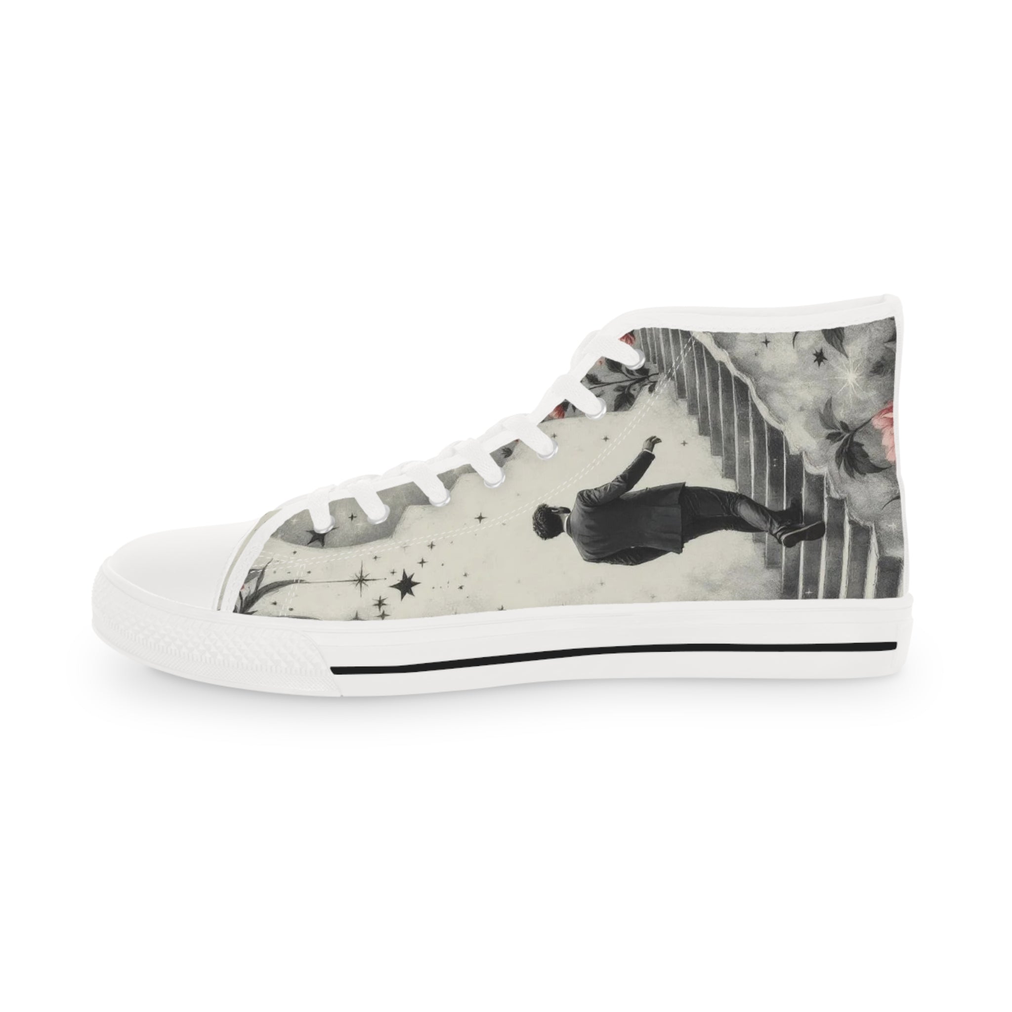 Viringee Mystic Stairways Classic High Top Sneakers for Men