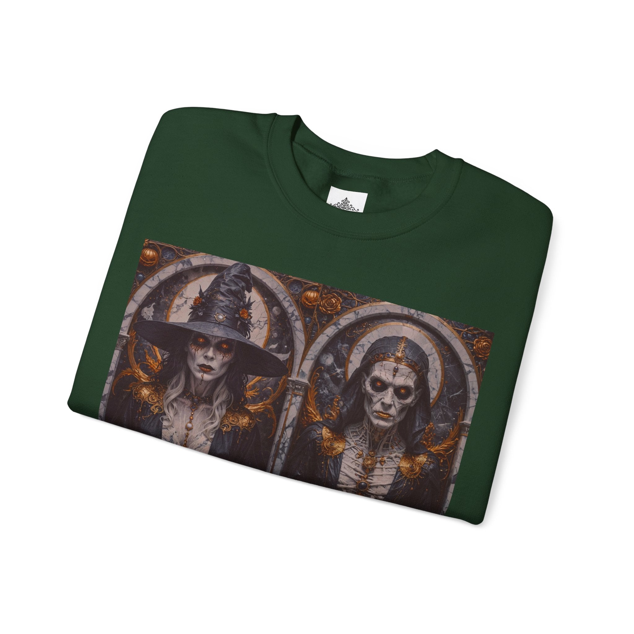 Viringee Gothic Art Halloween Crewneck Sweatshirt